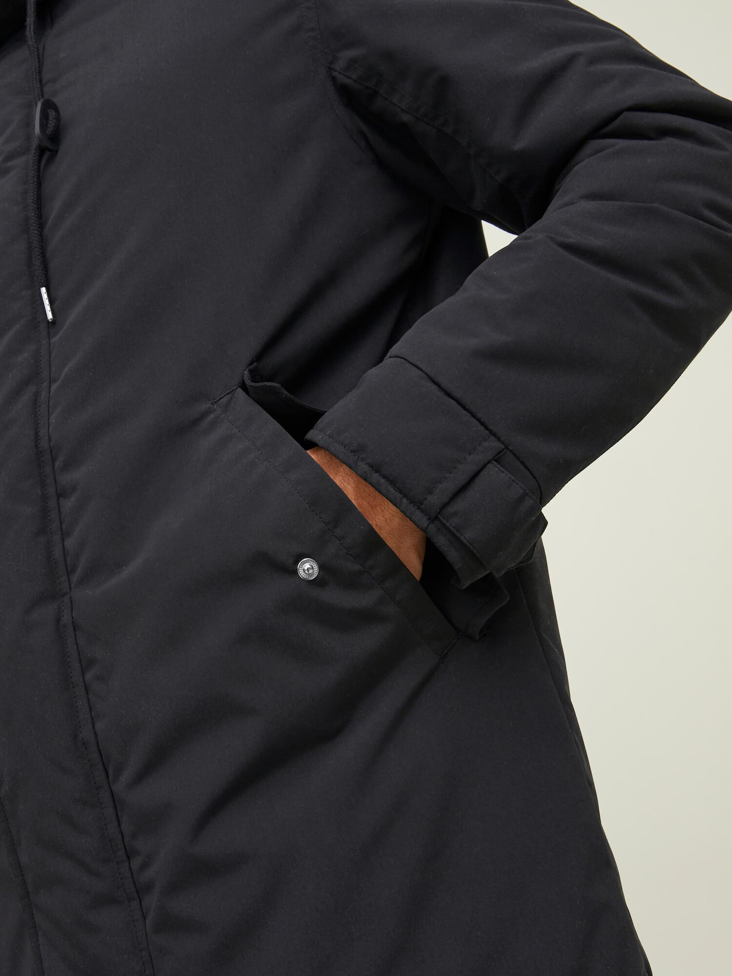 JACK & JONES Parka de primăvară-toamnă 'DUCK' negru - Pled.ro