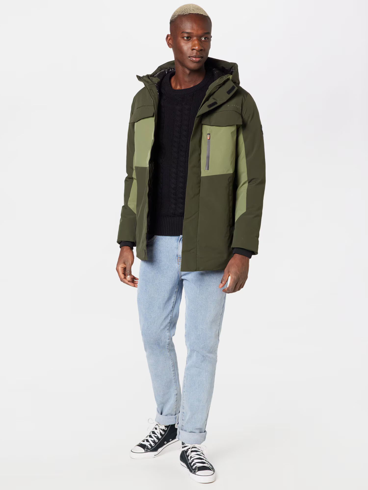 JACK & JONES Parka de primăvară-toamnă 'FRIDAY' kaki / verde pastel - Pled.ro