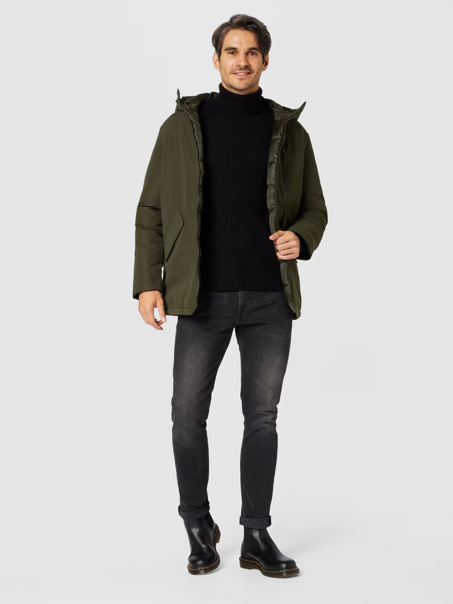 JACK & JONES Parka de primăvară-toamnă 'Jordan' oliv - Pled.ro