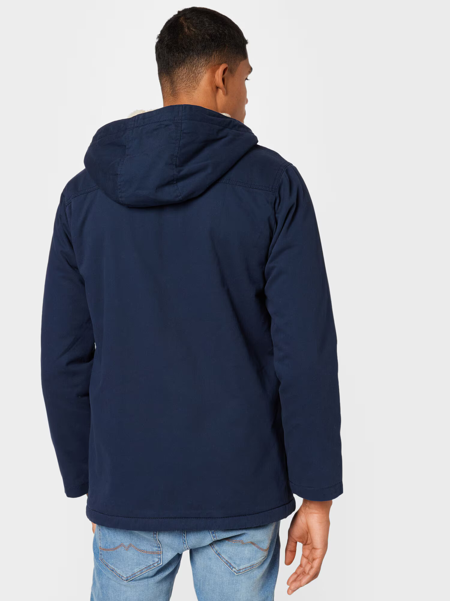 JACK & JONES Parka de primăvară-toamnă 'State' bleumarin - Pled.ro