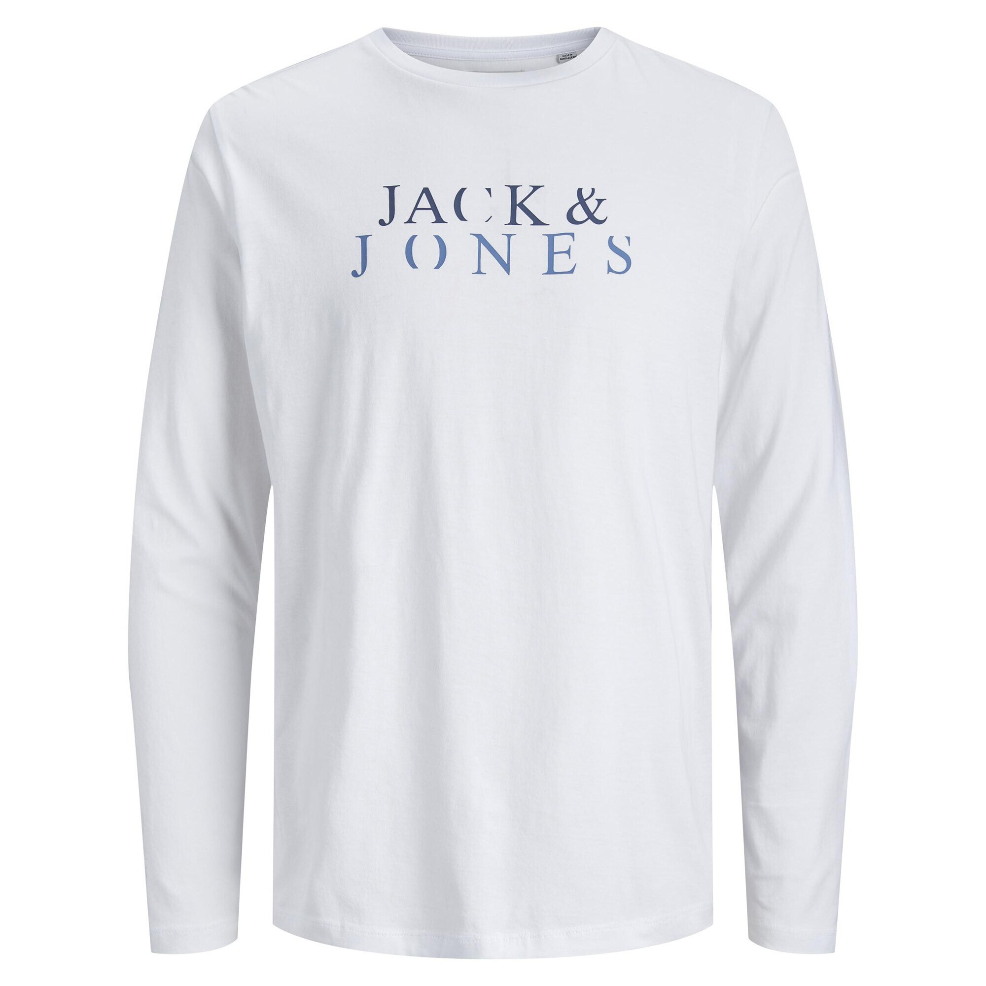 JACK & JONES Pijama lungă 'Alex' bleumarin / albastru pastel / alb - Pled.ro