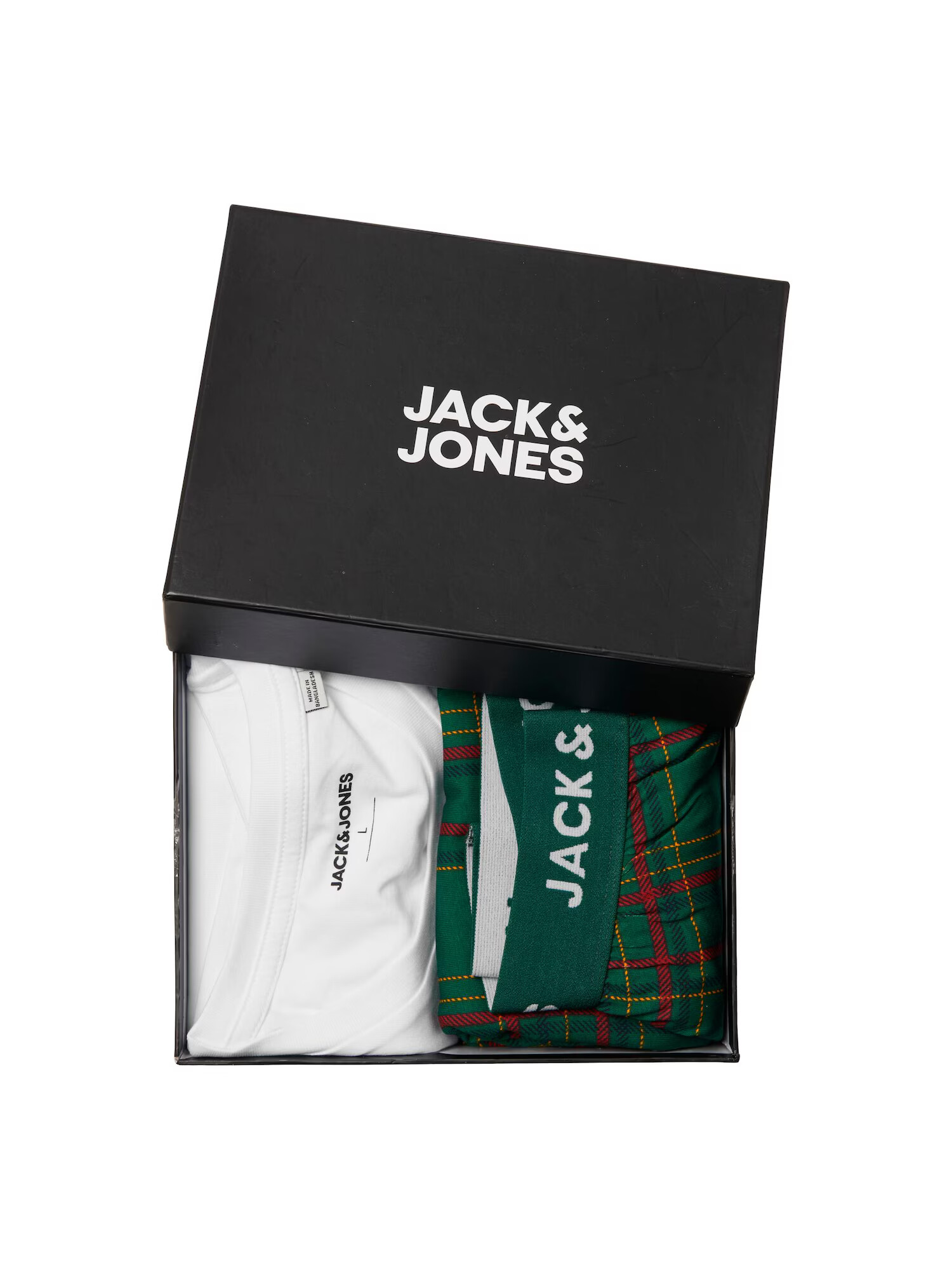 JACK & JONES Pijama lungă galben închis / verde iarbă / roșu / alb - Pled.ro