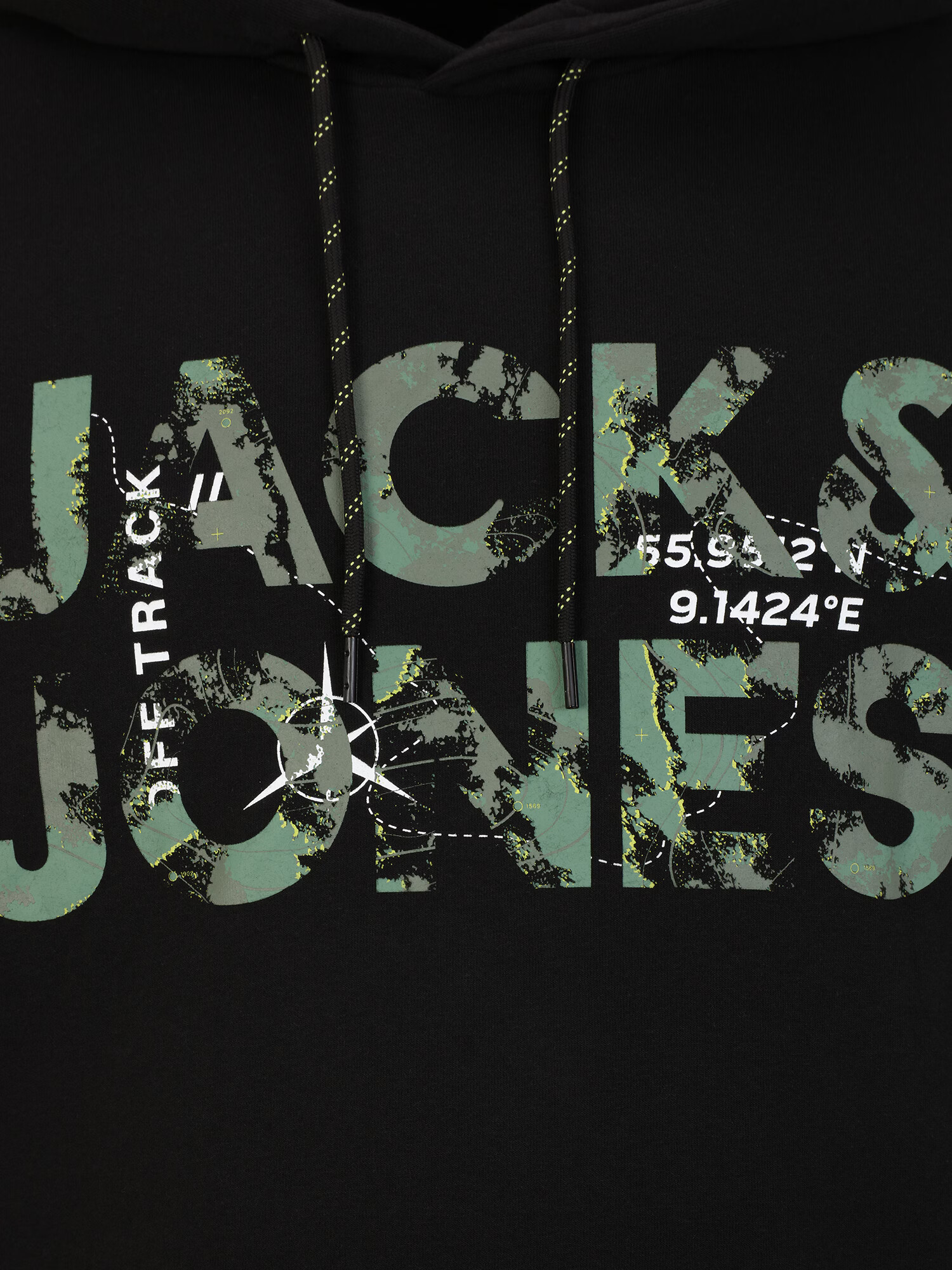 Jack & Jones Plus Bluză de molton galben / kaki / negru / alb - Pled.ro