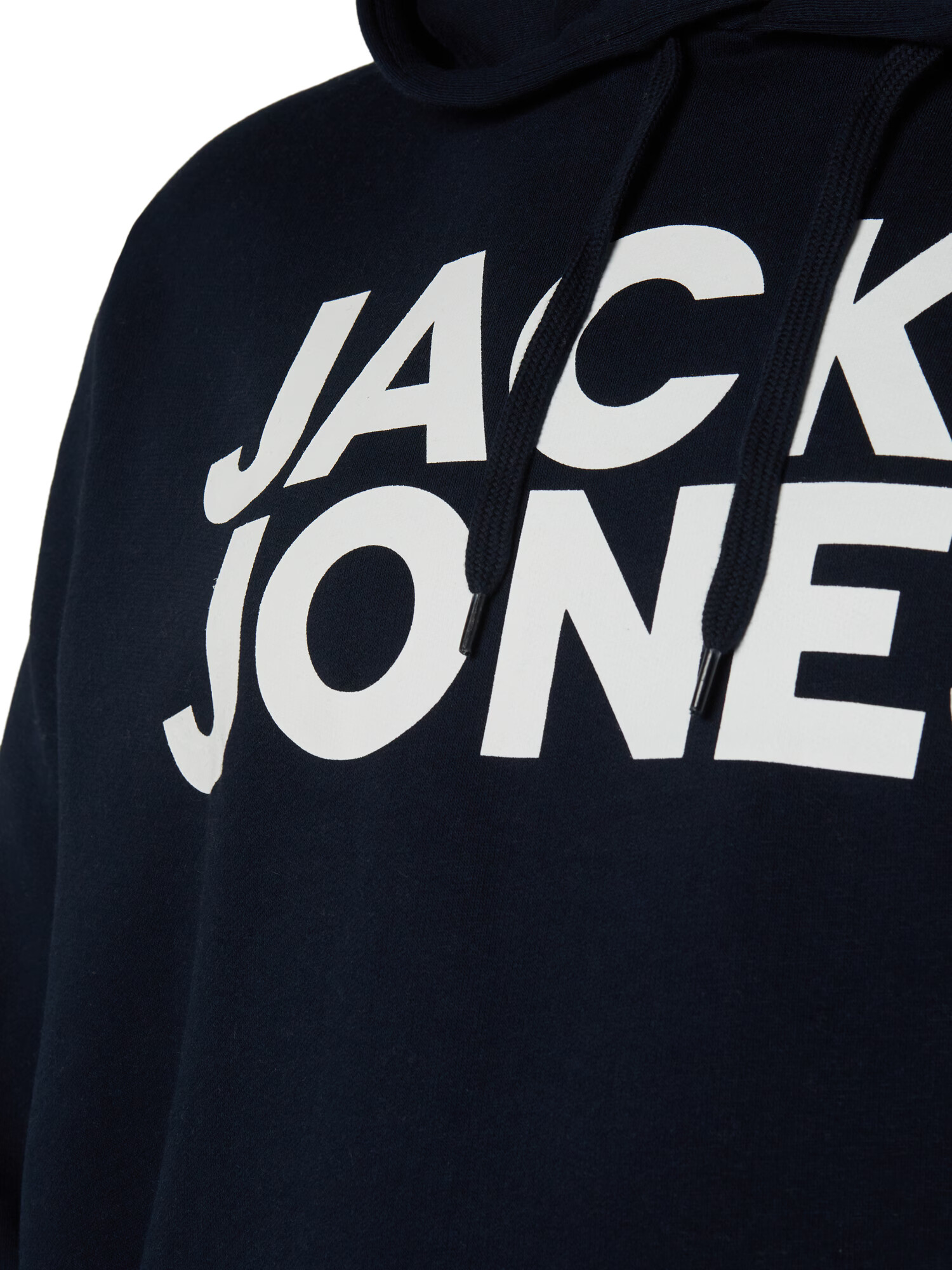 Jack & Jones Plus Bluză de molton 'JJECORP' albastru închis / alb - Pled.ro