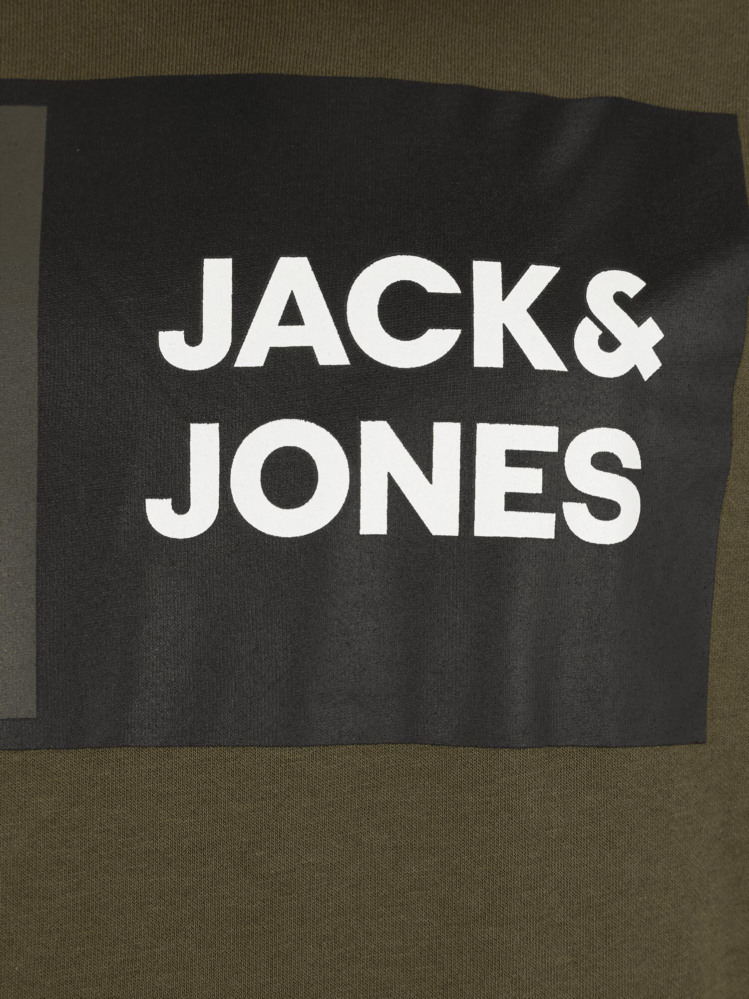 Jack & Jones Plus Bluză de molton 'LOGAN' gri taupe / kaki / alb - Pled.ro