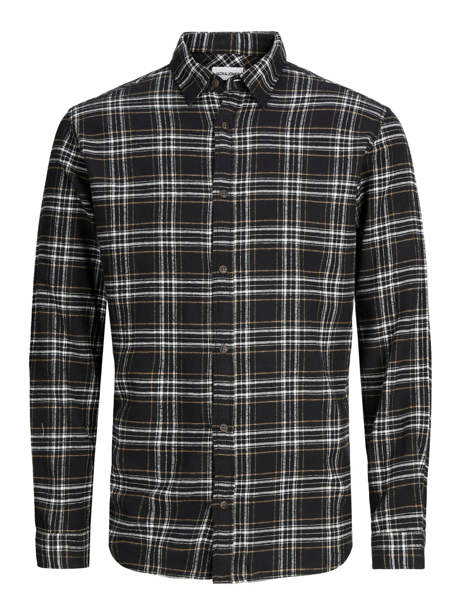 Jack & Jones Plus Cămașă negru / alb - Pled.ro