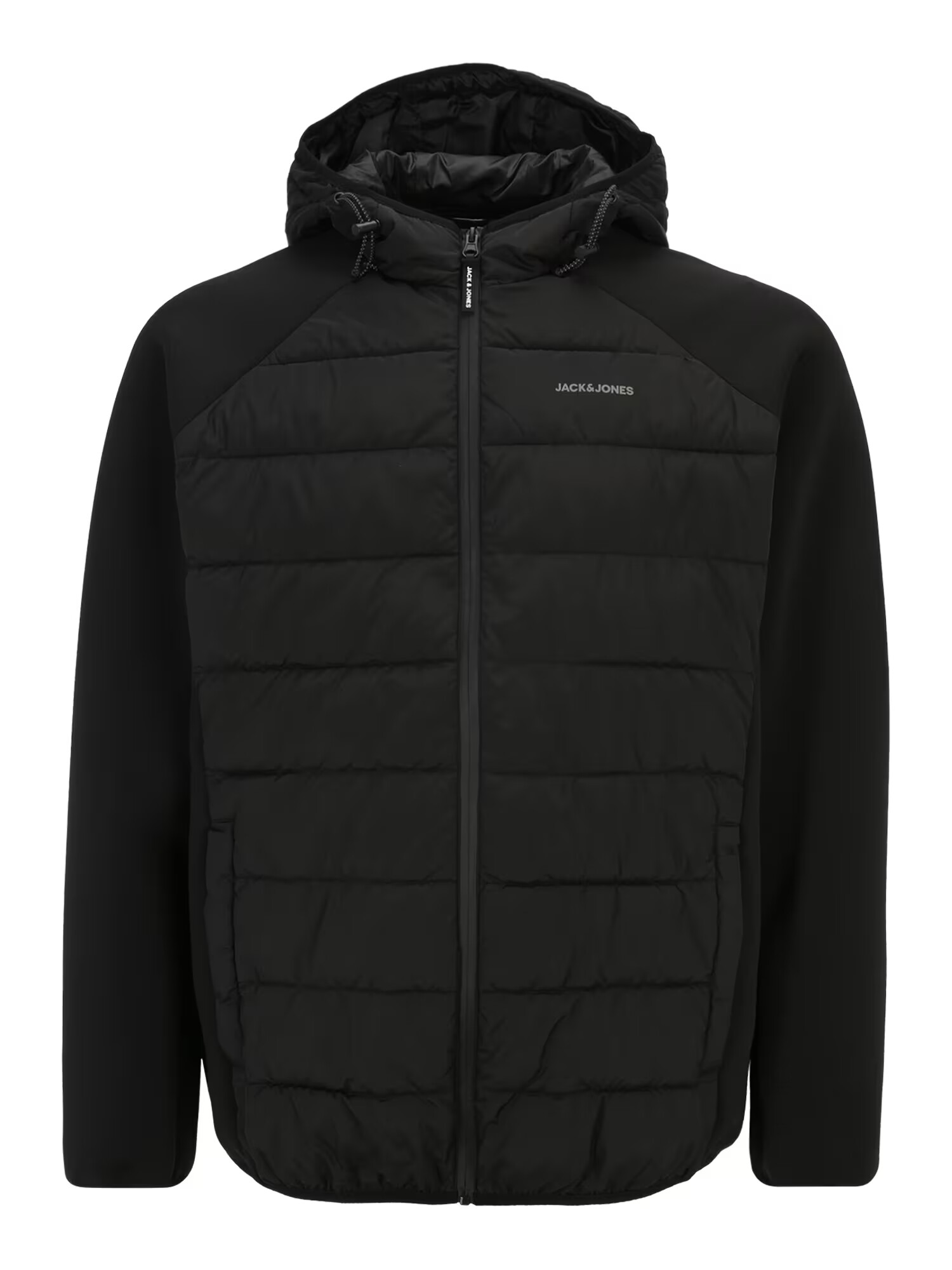 Jack & Jones Plus Geacă de iarnă 'DUST' gri / negru - Pled.ro