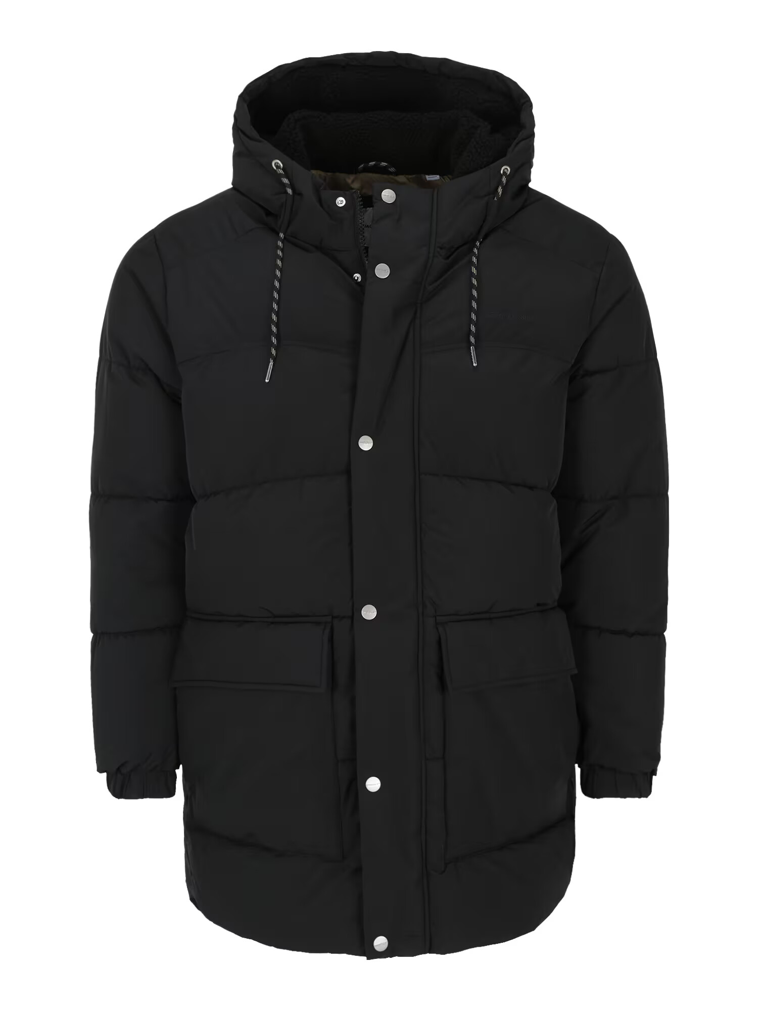 Jack & Jones Plus Geacă de primăvară-toamnă 'LAKEWOOD' gri / negru - Pled.ro