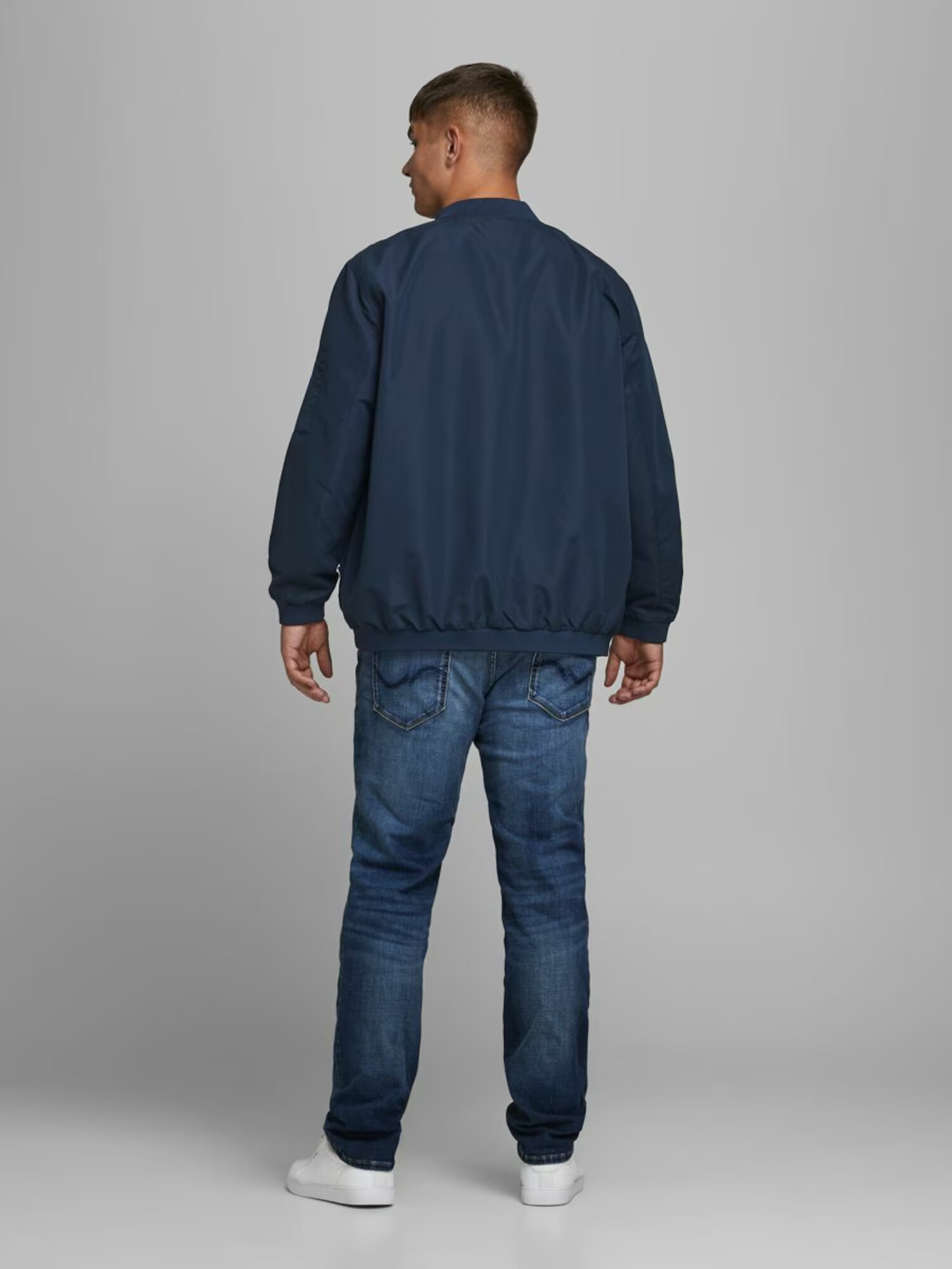 Jack & Jones Plus Geacă de primăvară-toamnă 'Rush' bleumarin - Pled.ro