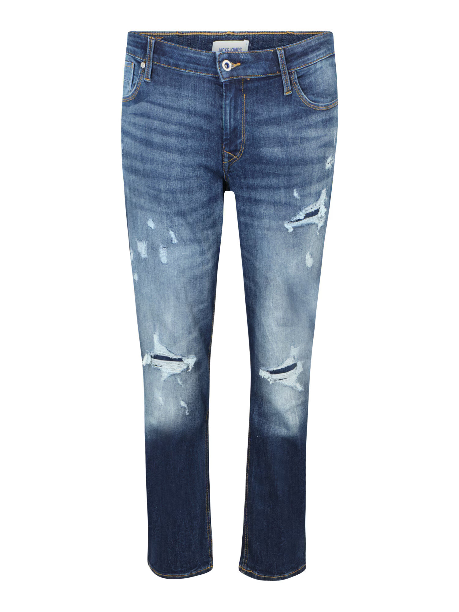 Jack & Jones Plus Jeans 'Glenn' albastru noapte / albastru denim - Pled.ro