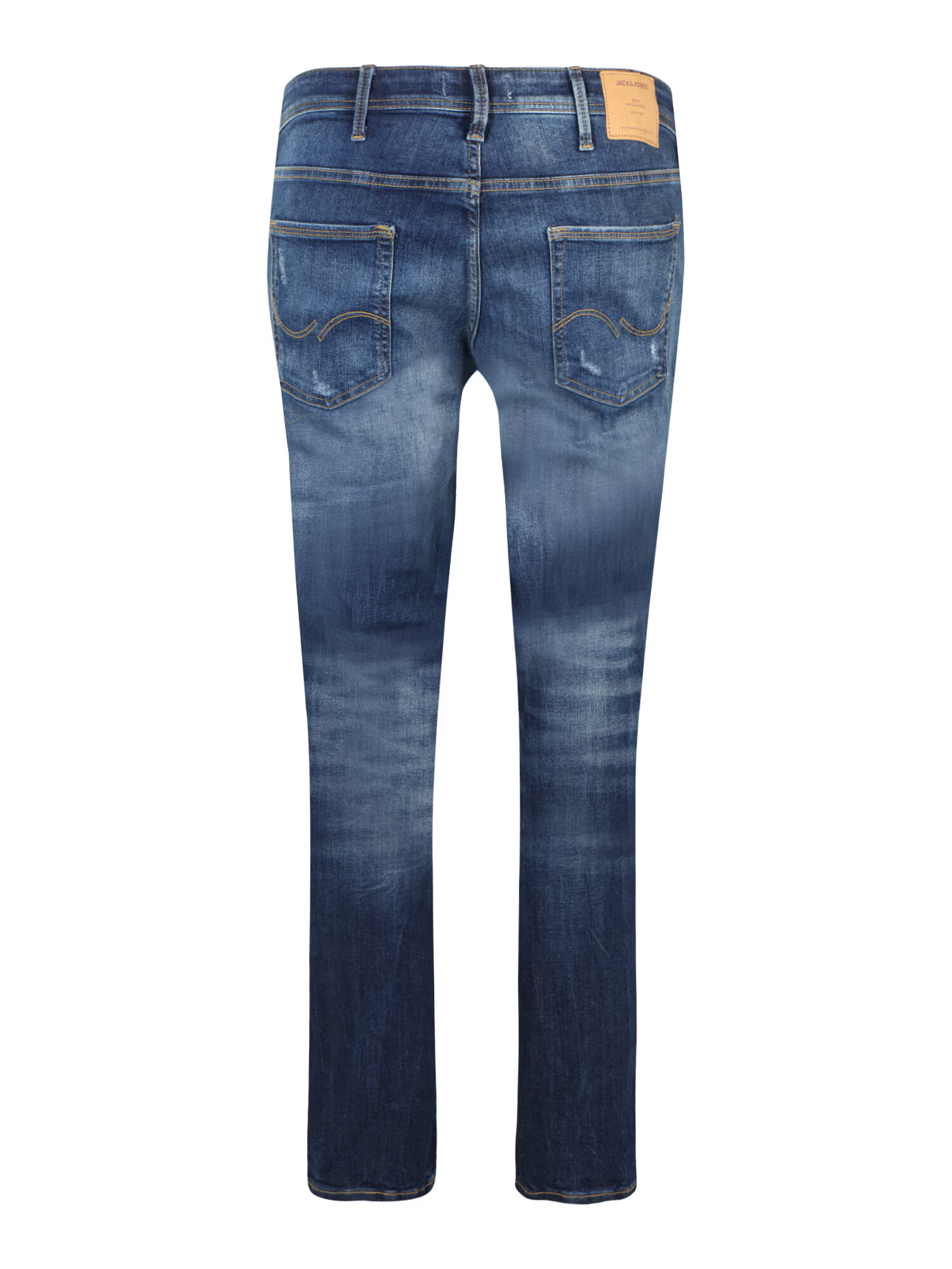 Jack & Jones Plus Jeans 'Glenn' albastru noapte / albastru denim - Pled.ro