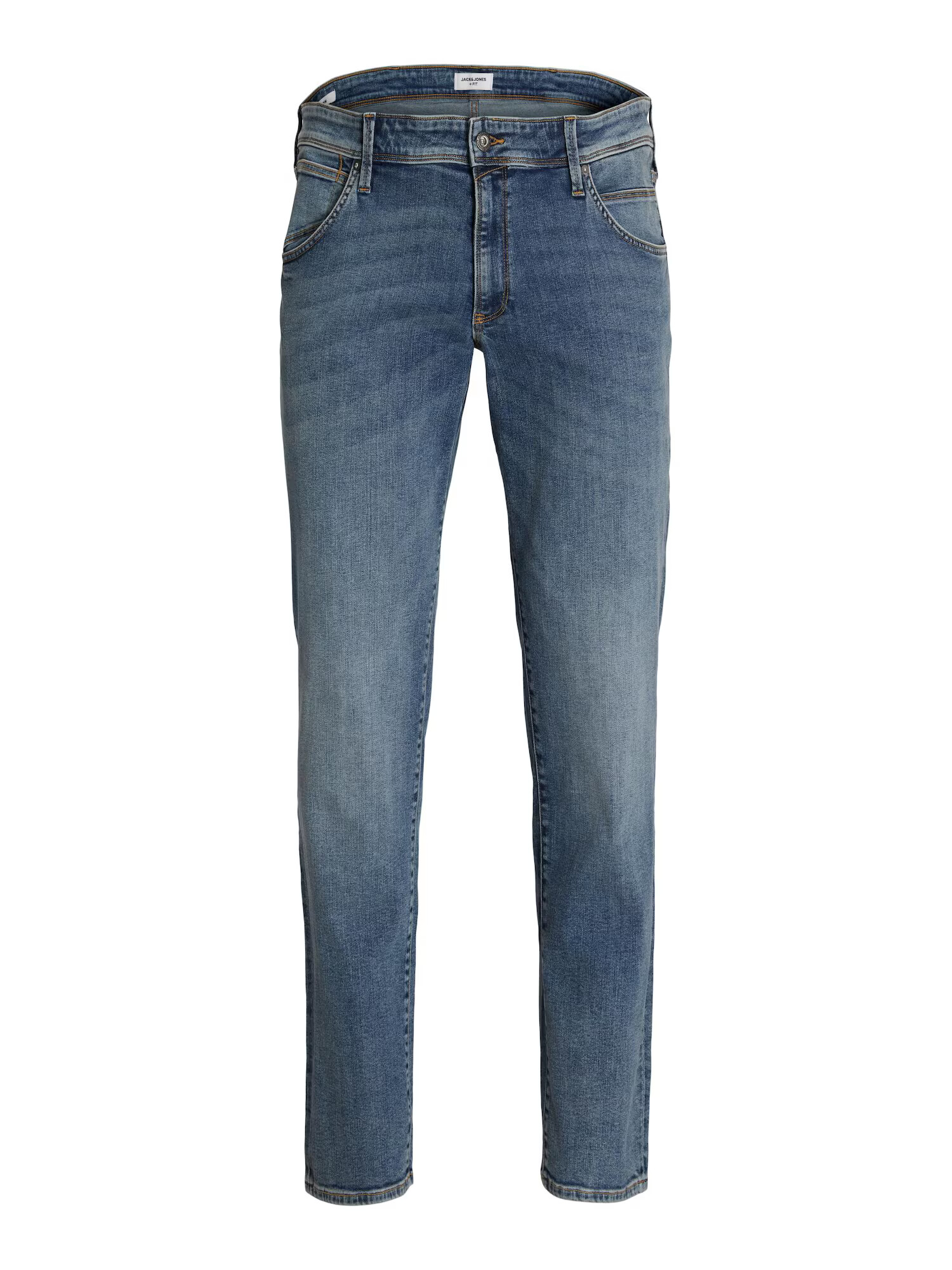 Jack & Jones Plus Jeans 'GLENN FOX' albastru denim - Pled.ro