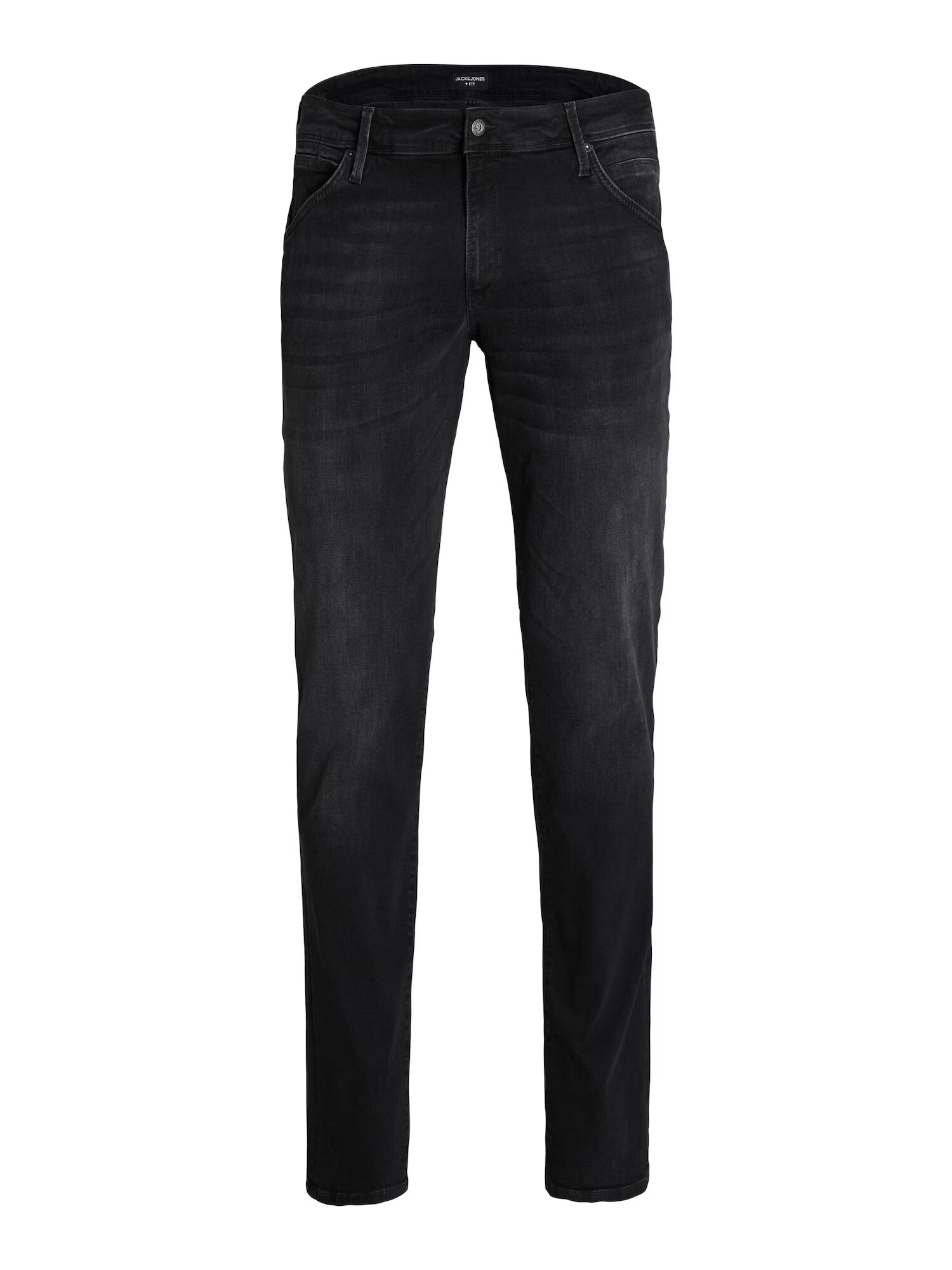 Jack & Jones Plus Jeans 'Glenn' negru denim - Pled.ro