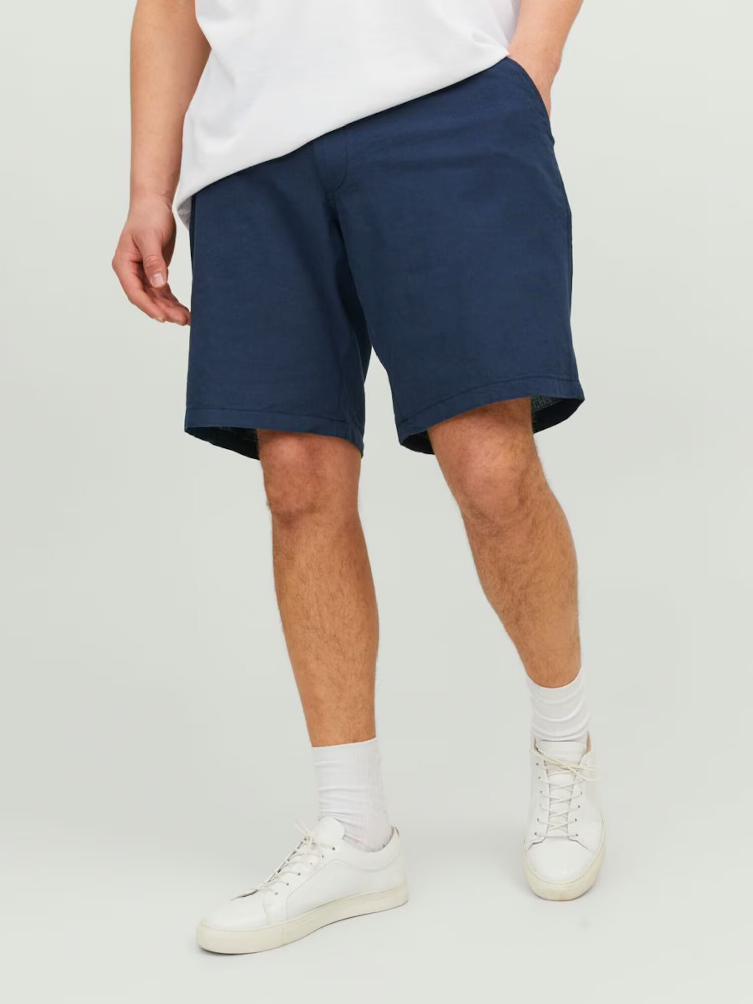 Jack & Jones Plus Pantaloni eleganți albastru - Pled.ro