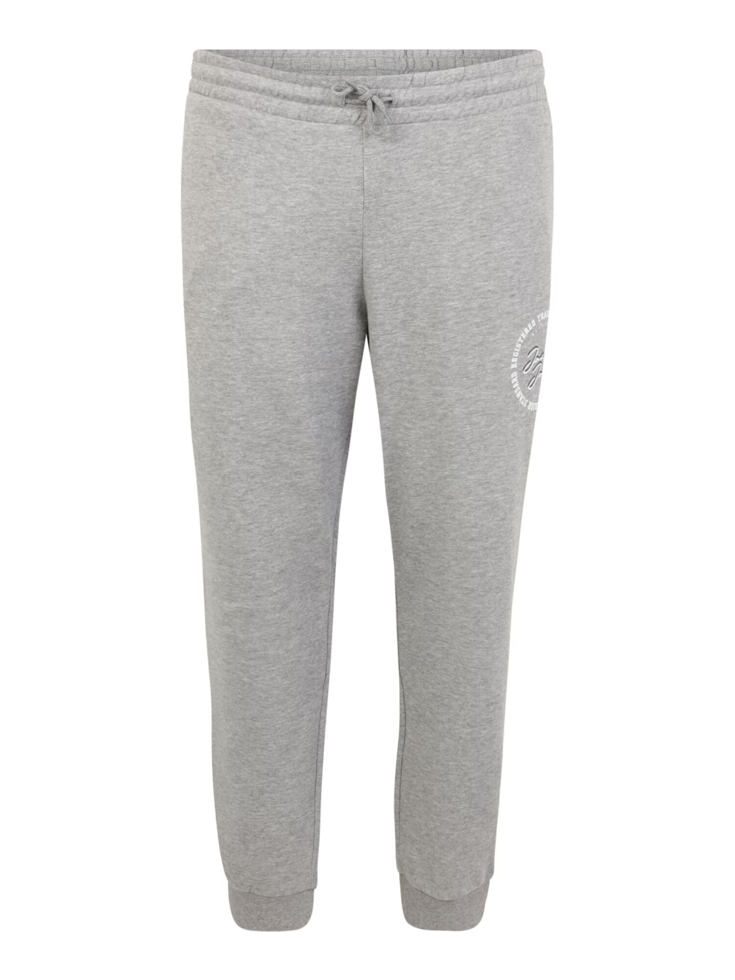 Jack & Jones Plus Pantaloni 'GORDON' gri deschis / alb - Pled.ro