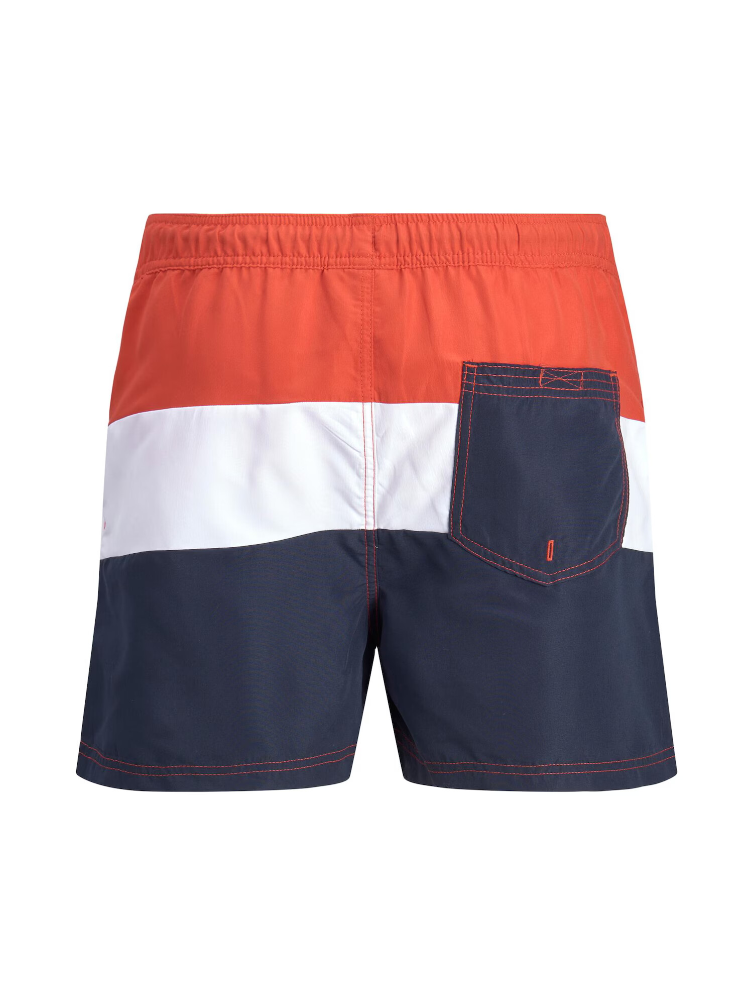 Jack & Jones Plus Șorturi de baie 'Crete' albastru marin / corai / alb - Pled.ro