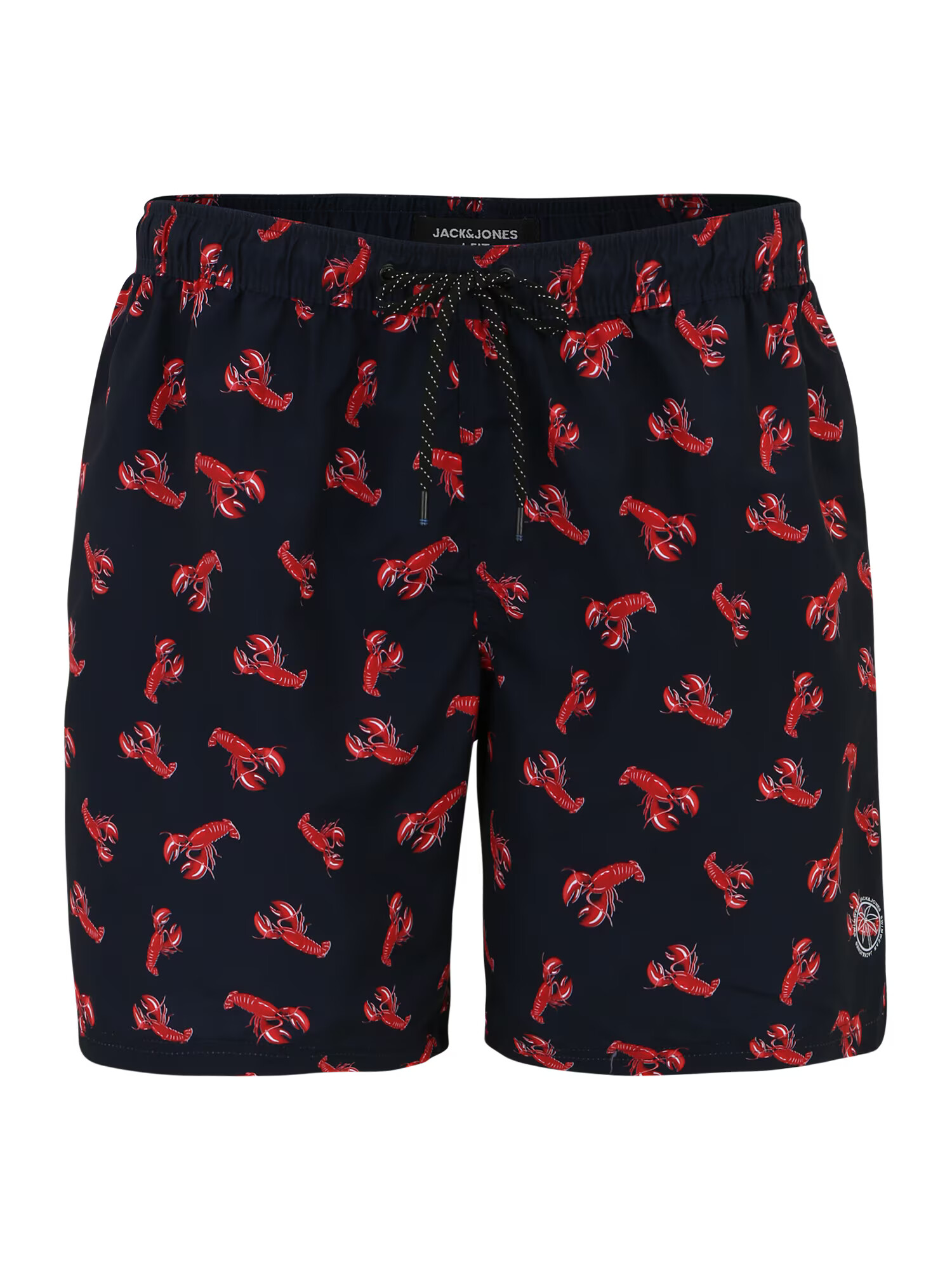 Jack & Jones Plus Șorturi de baie 'FIJI' bleumarin / roz / roz - Pled.ro