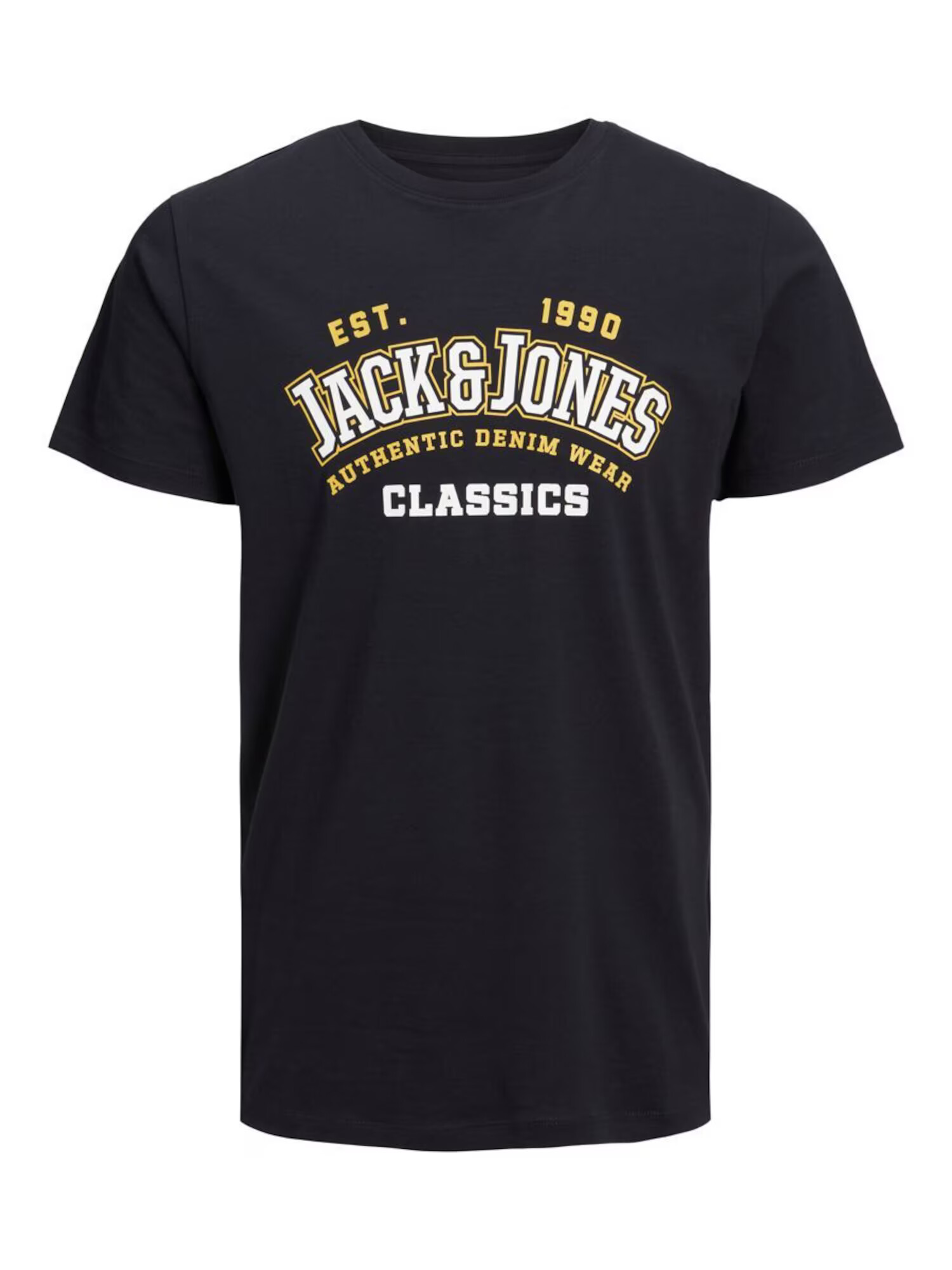 Jack & Jones Plus Tricou albastru / galben / alb - Pled.ro