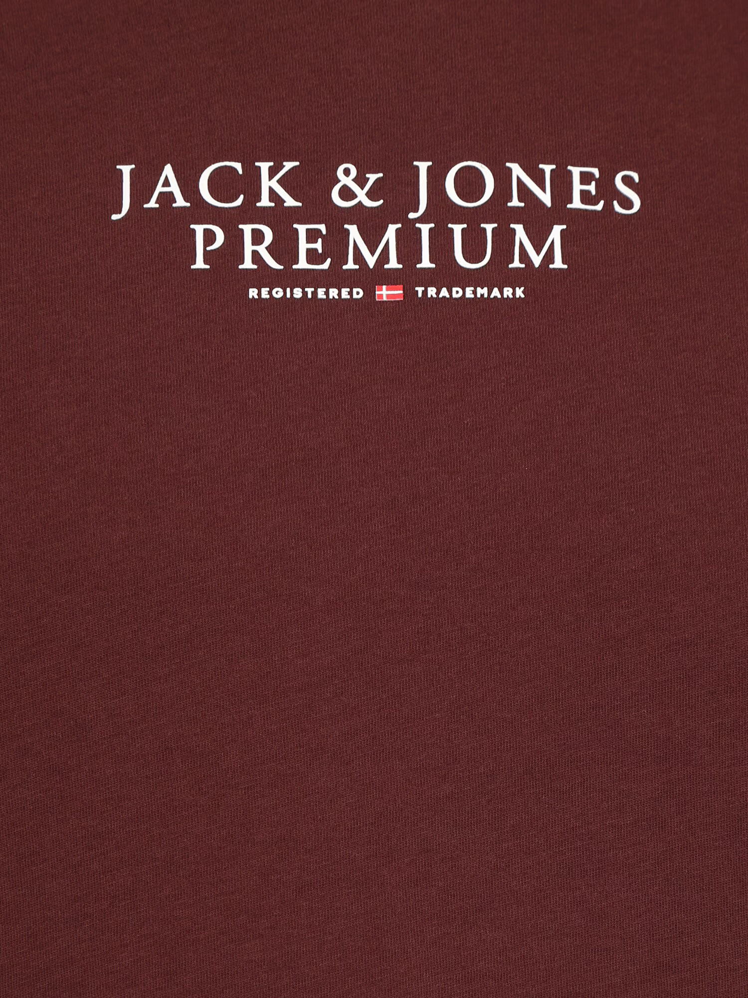 Jack & Jones Plus Tricou ciocolatiu / roșu / alb - Pled.ro