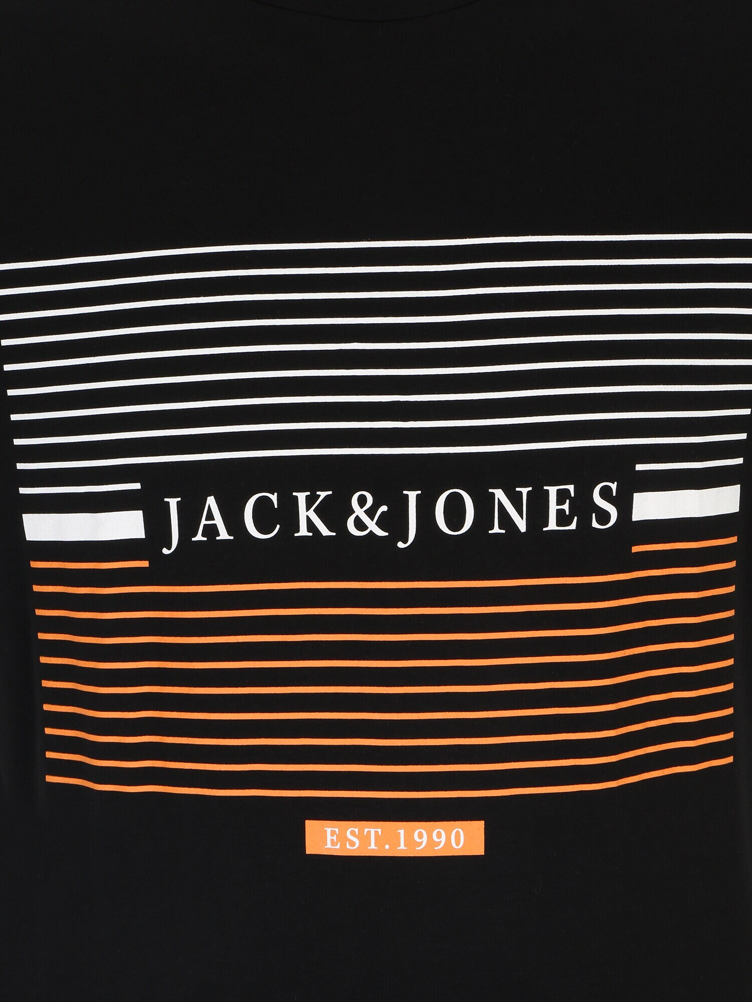 Jack & Jones Plus Tricou 'CYRUS' portocaliu / negru / alb - Pled.ro