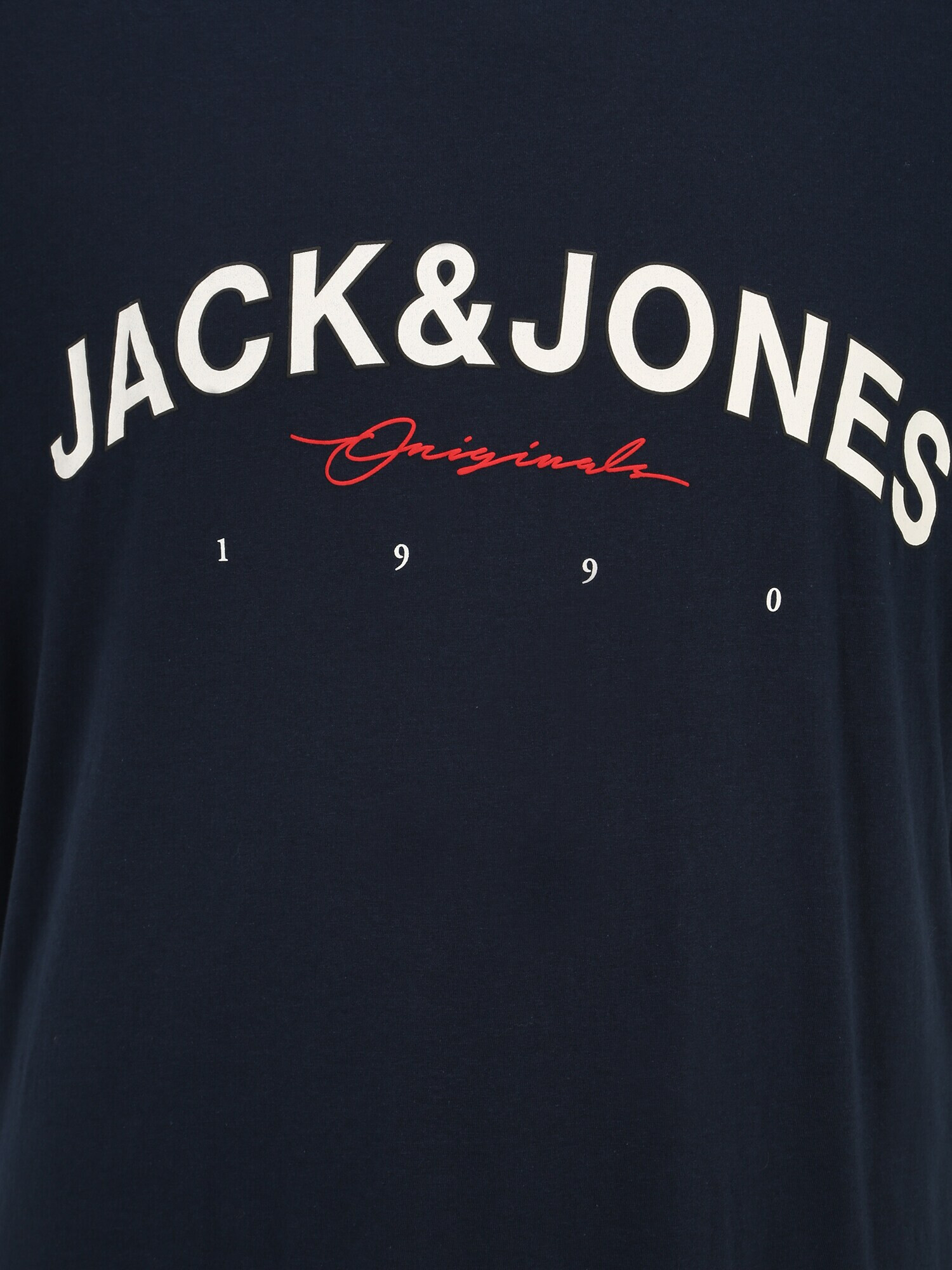 Jack & Jones Plus Tricou 'FRIDAY' bleumarin / roșu / alb - Pled.ro