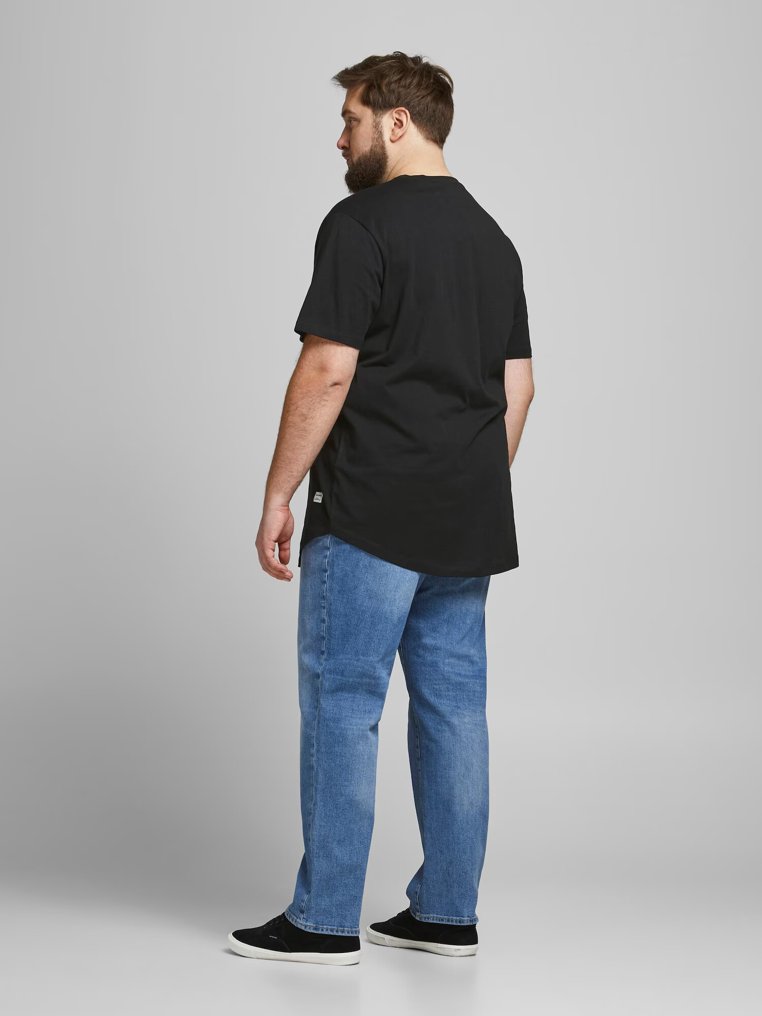 Jack & Jones Plus Tricou 'Noa' negru - Pled.ro