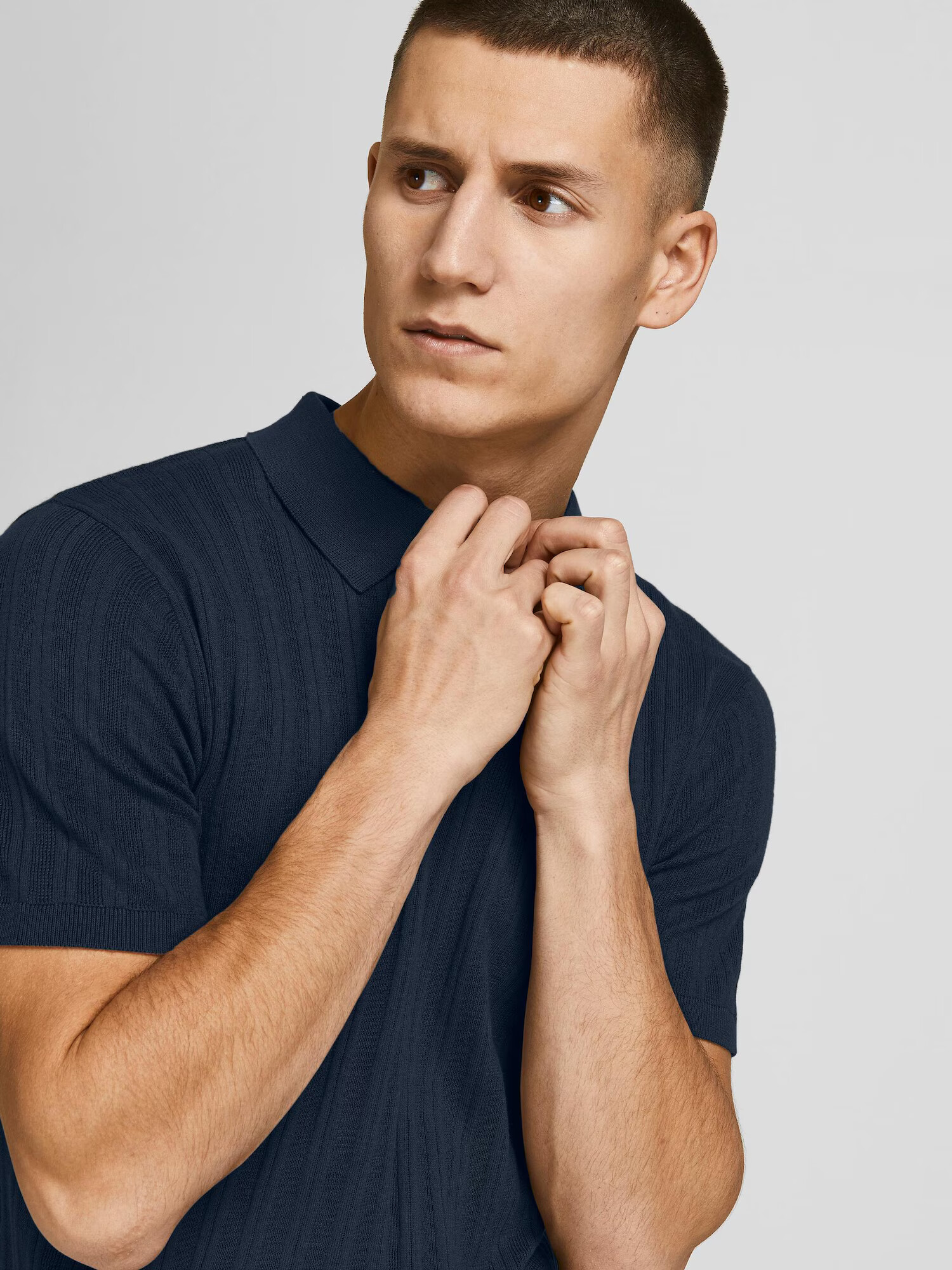 JACK & JONES Pulover albastru noapte - Pled.ro