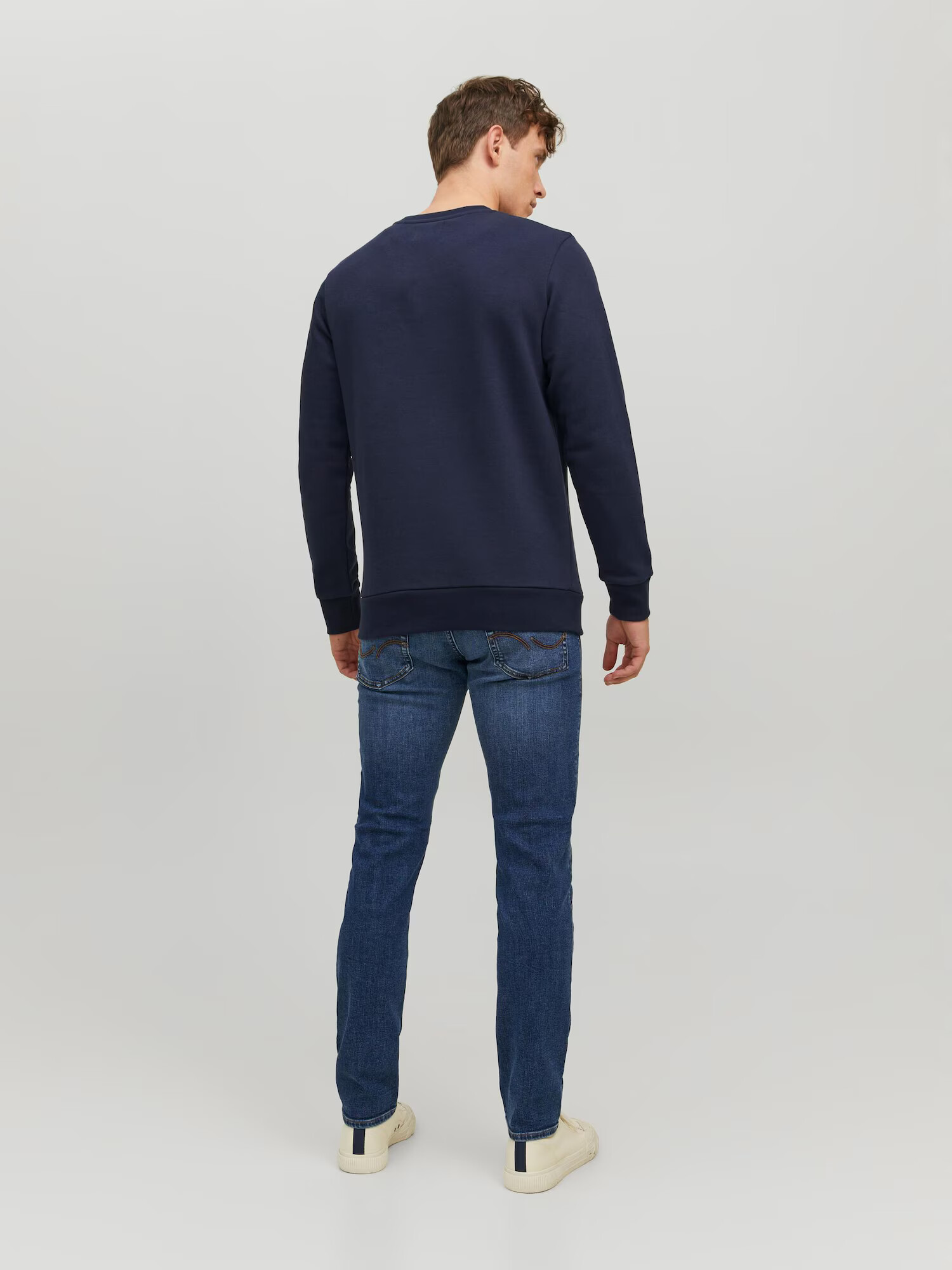 JACK & JONES Pulover albastru / roșu / alb - Pled.ro