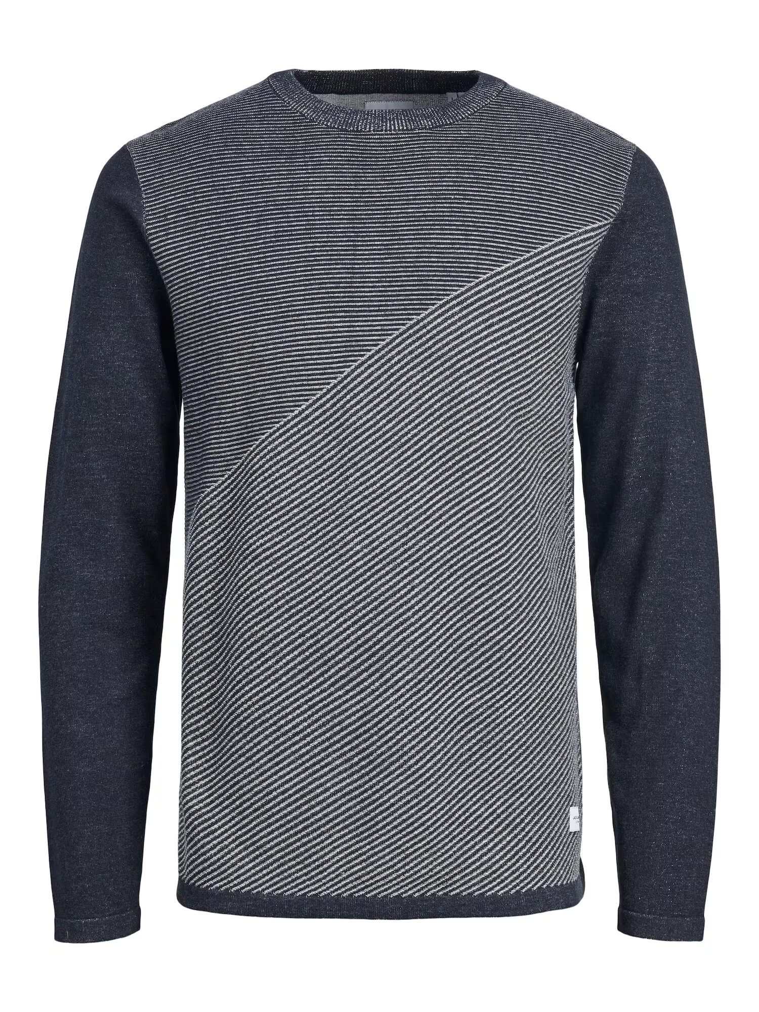 JACK & JONES Pulover 'Ben' bleumarin / alb - Pled.ro