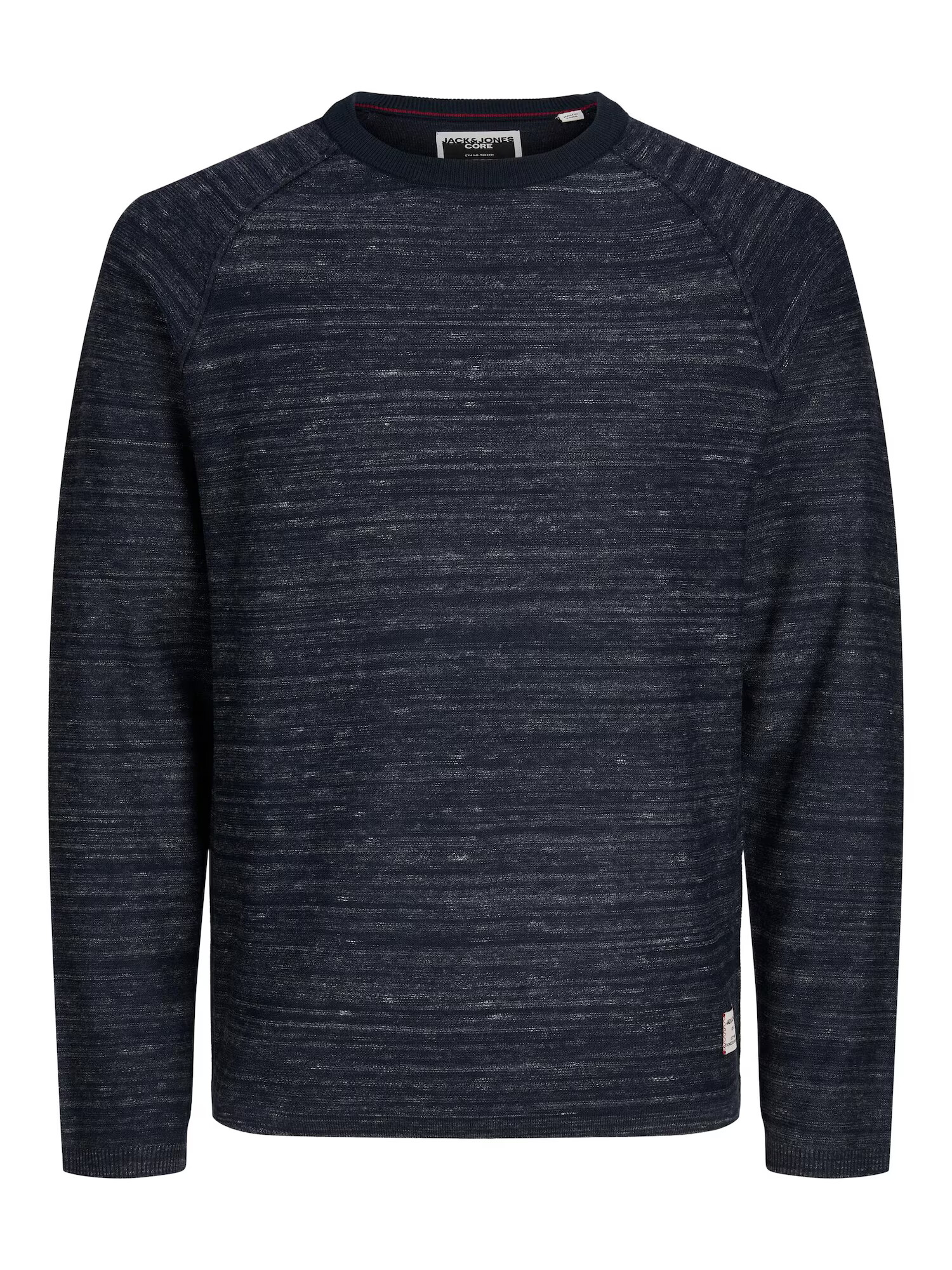 JACK & JONES Pulover 'Berg' bleumarin / alb - Pled.ro