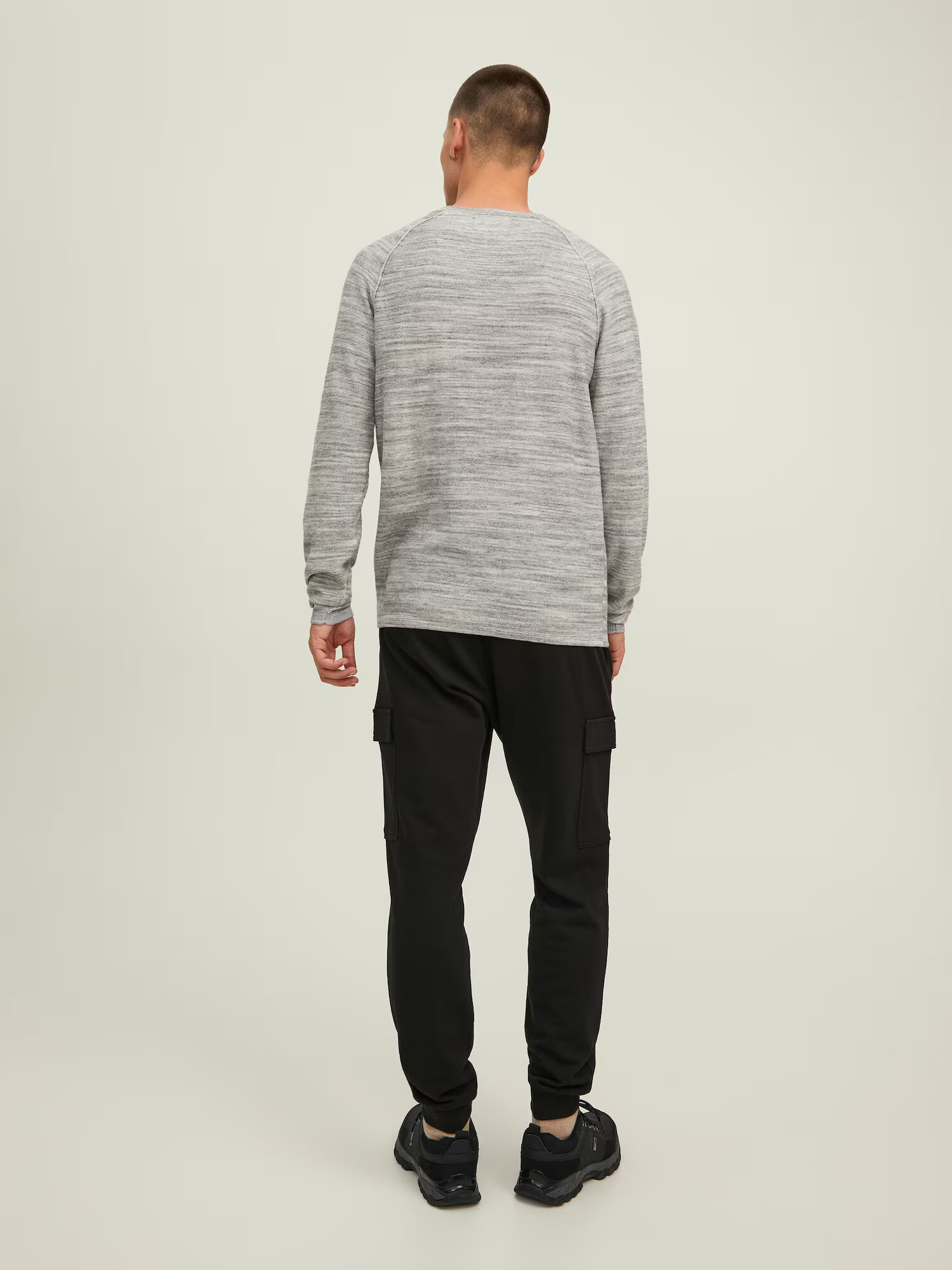 JACK & JONES Pulover 'Berg' gri amestecat - Pled.ro