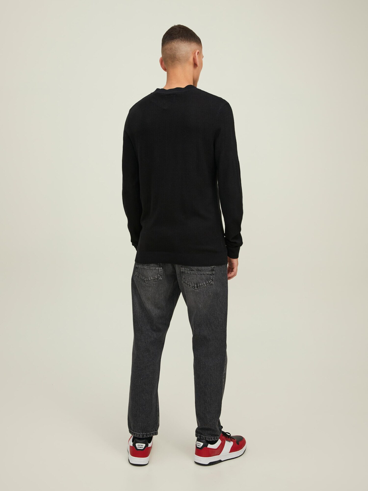 JACK & JONES Pulover 'Billy' negru - Pled.ro