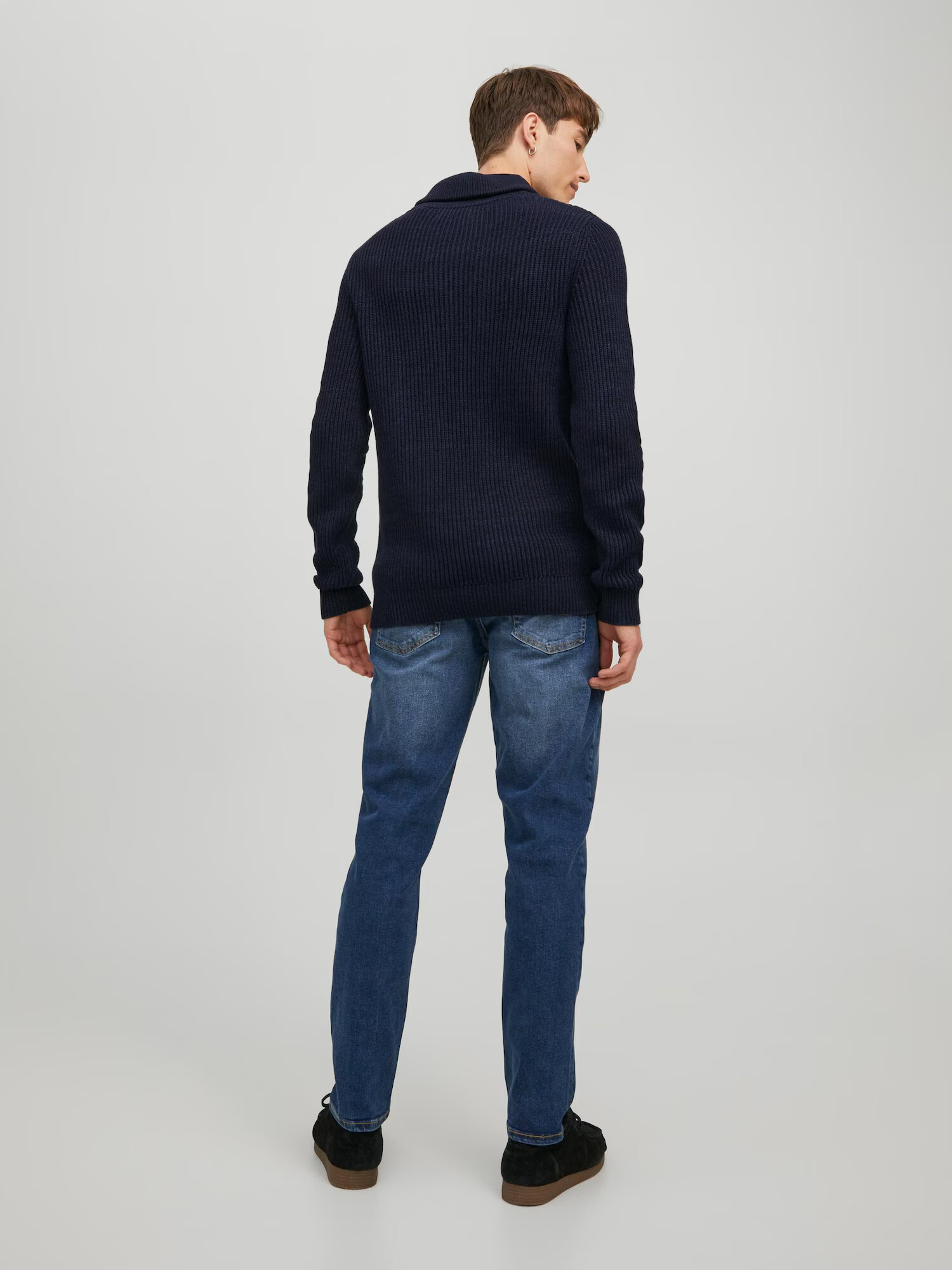 JACK & JONES Pulover 'BLUDARREN' albastru - Pled.ro