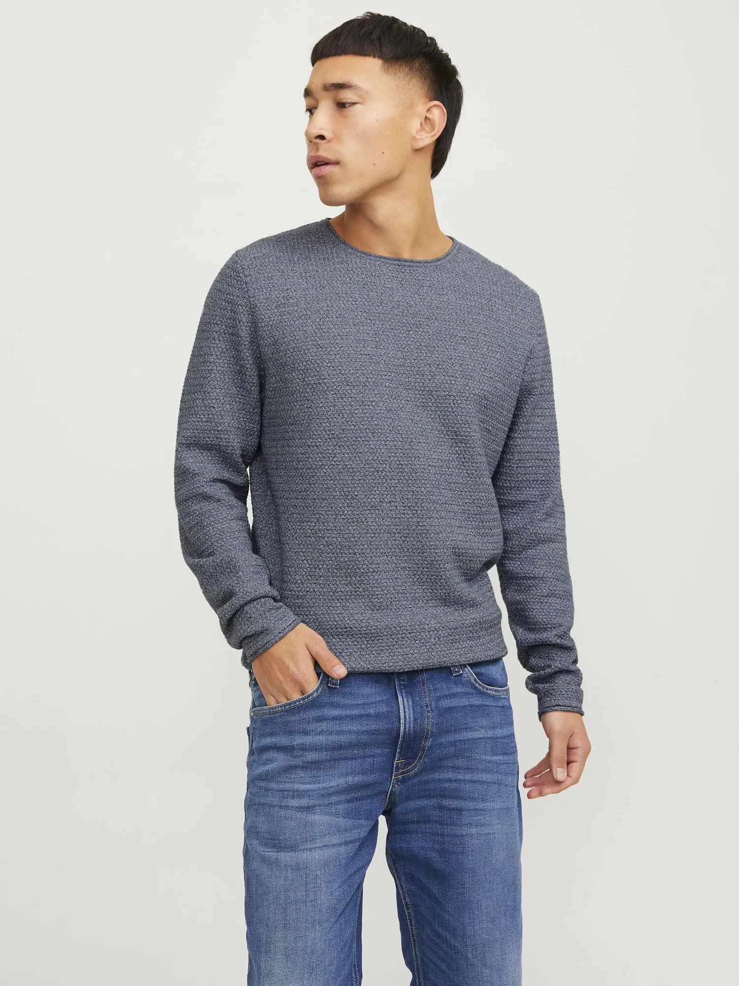 JACK & JONES Pulover 'Blumiguel' albastru - Pled.ro