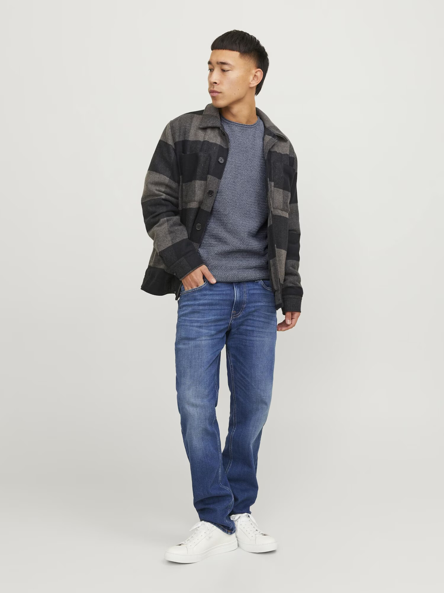 JACK & JONES Pulover 'Blumiguel' albastru - Pled.ro