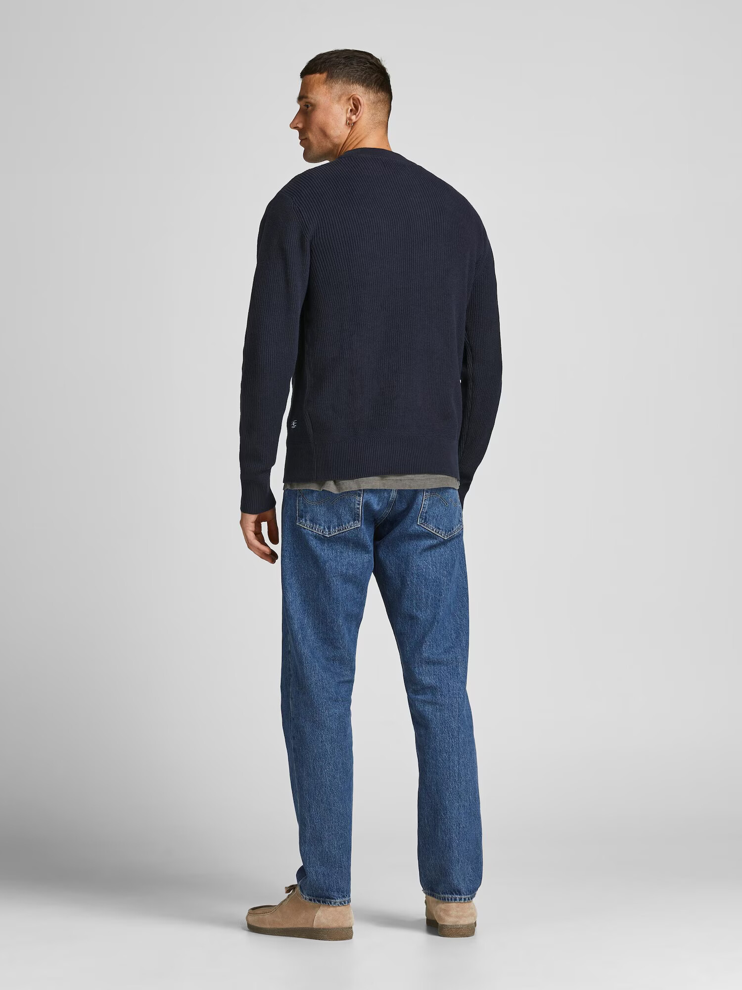 JACK & JONES Pulover 'Clark' bleumarin - Pled.ro