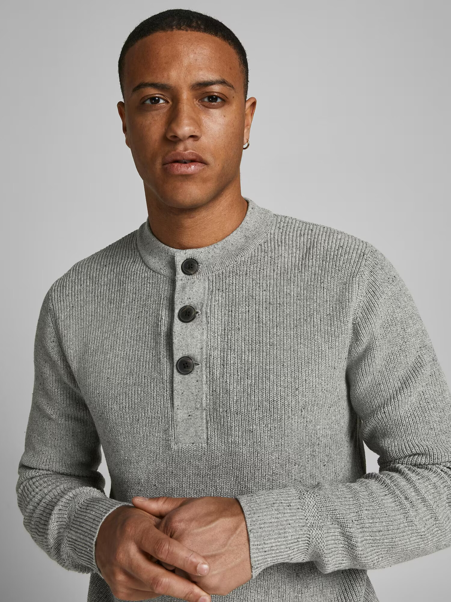 JACK & JONES Pulover 'Clark' gri - Pled.ro