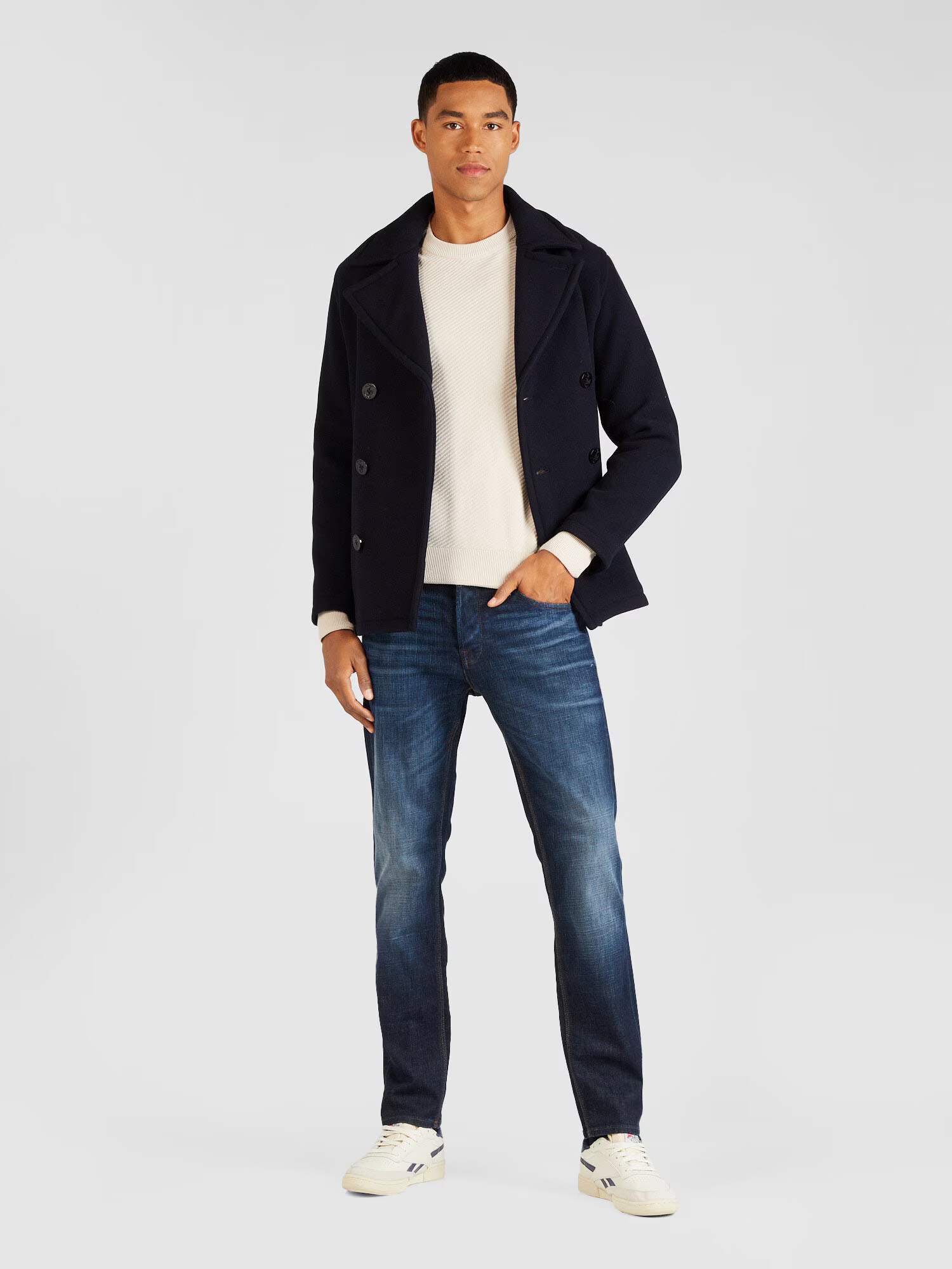 JACK & JONES Pulover 'CLASSIC' bej - Pled.ro