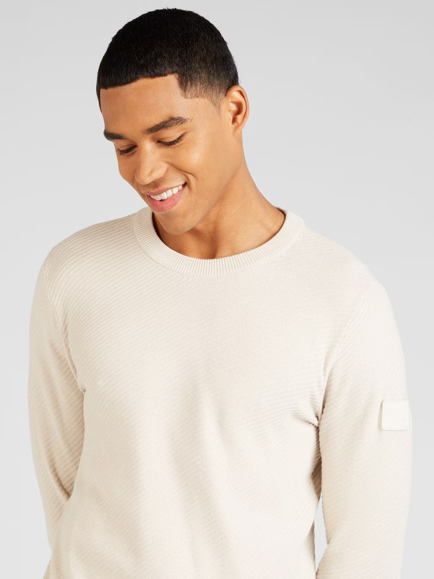 JACK & JONES Pulover 'CLASSIC' bej - Pled.ro