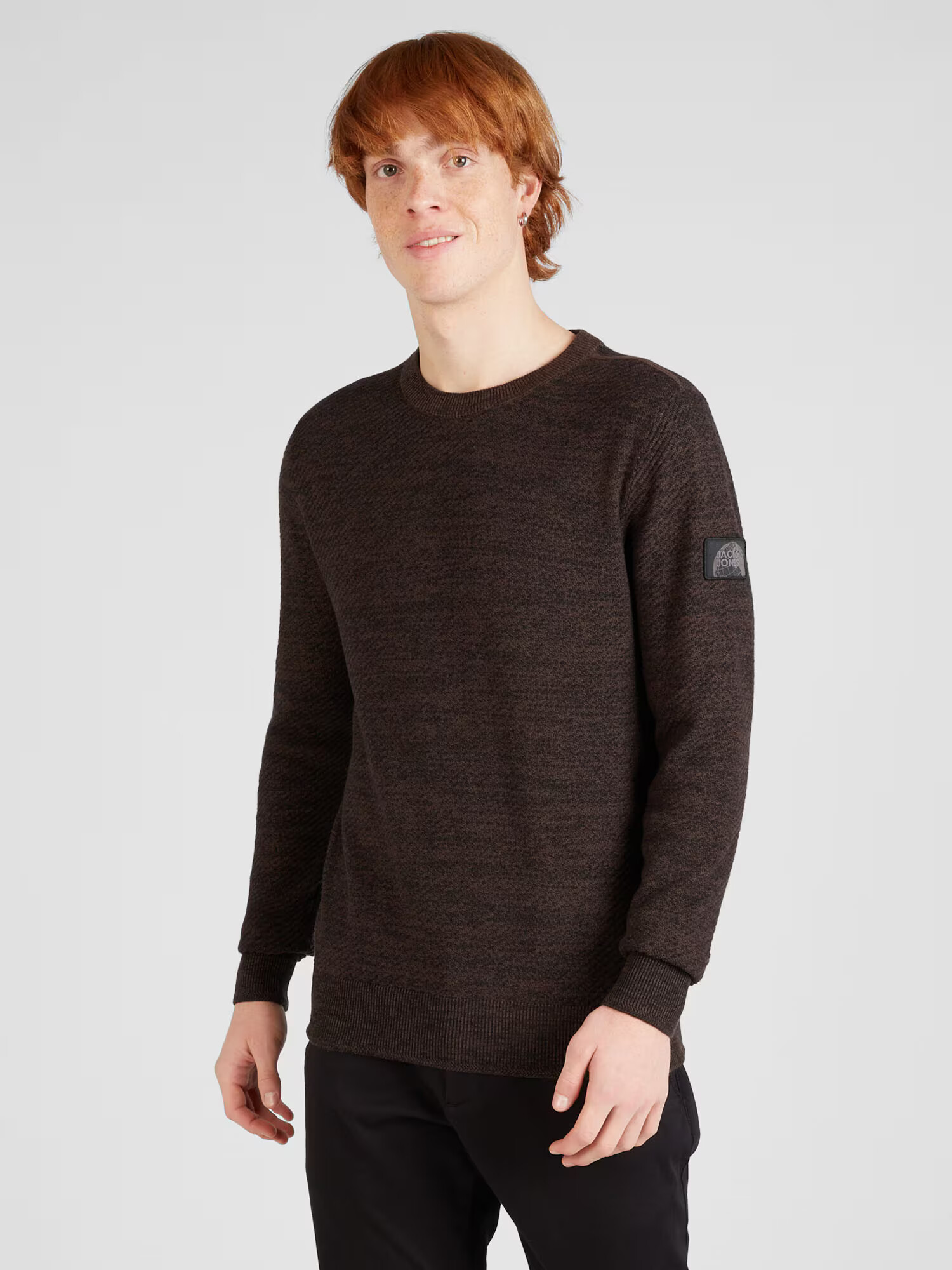 JACK & JONES Pulover 'CLASSIC' maro - Pled.ro