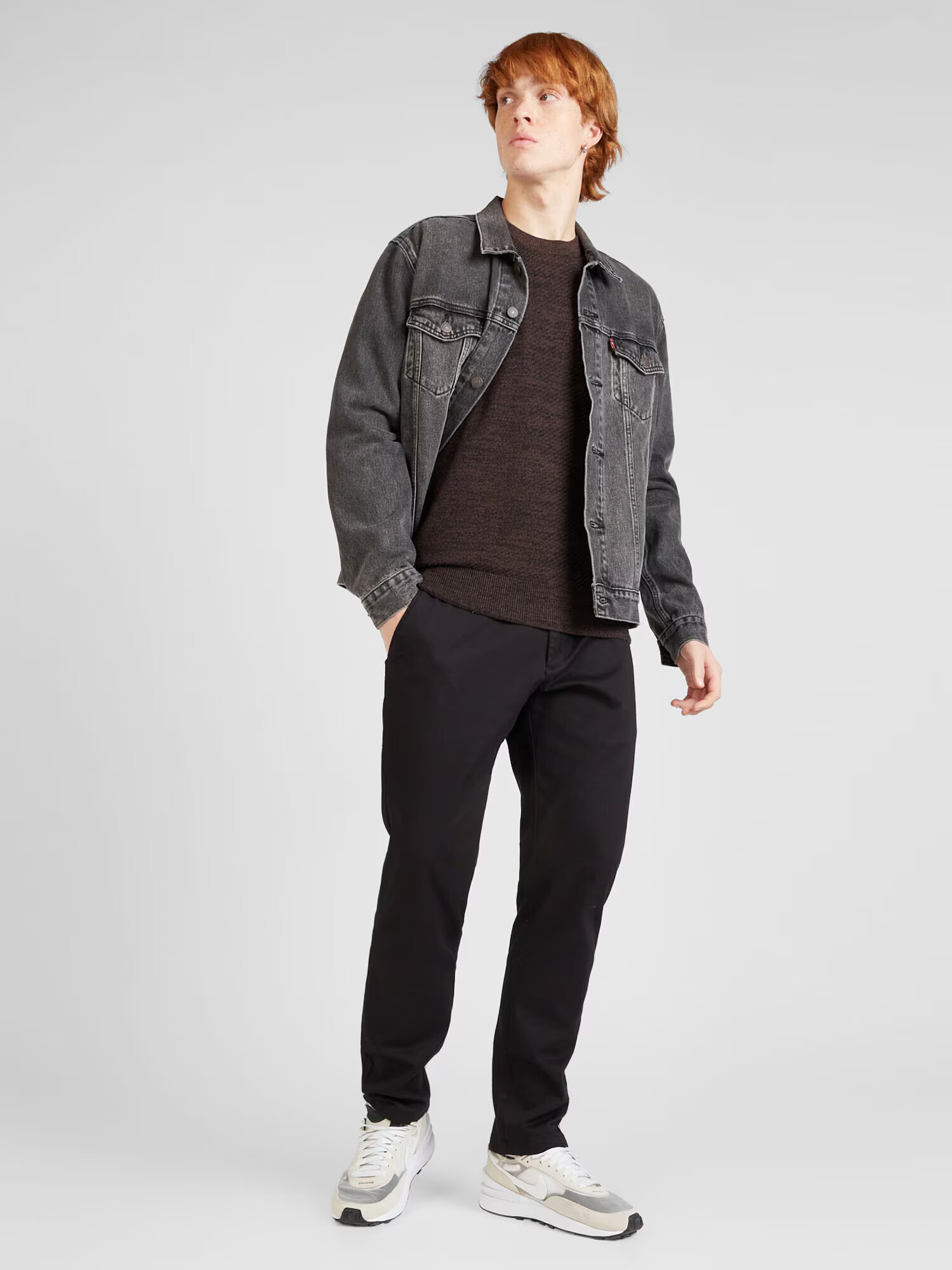 JACK & JONES Pulover 'CLASSIC' maro - Pled.ro