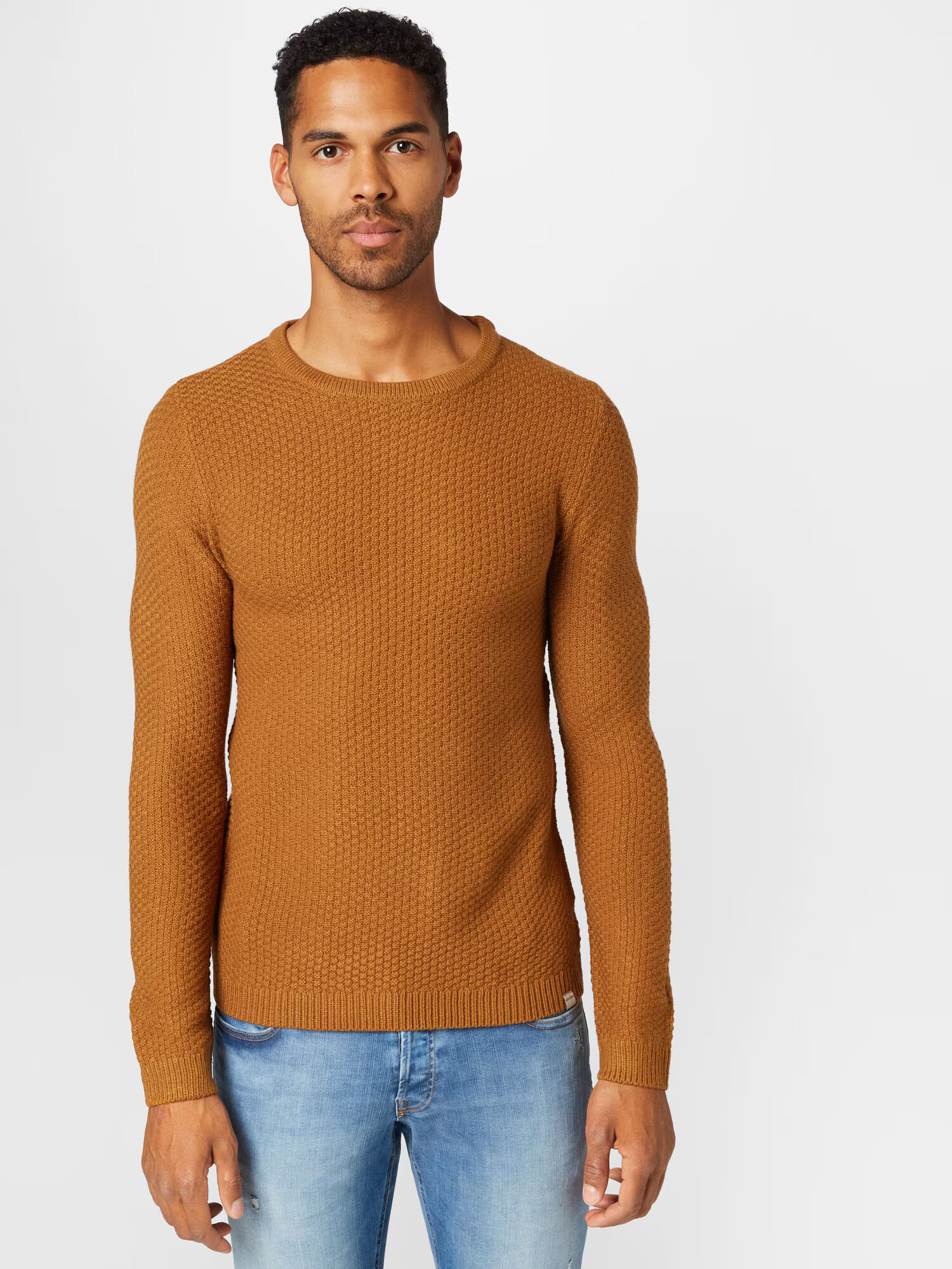 JACK & JONES Pulover 'Damian' maro caramel - Pled.ro