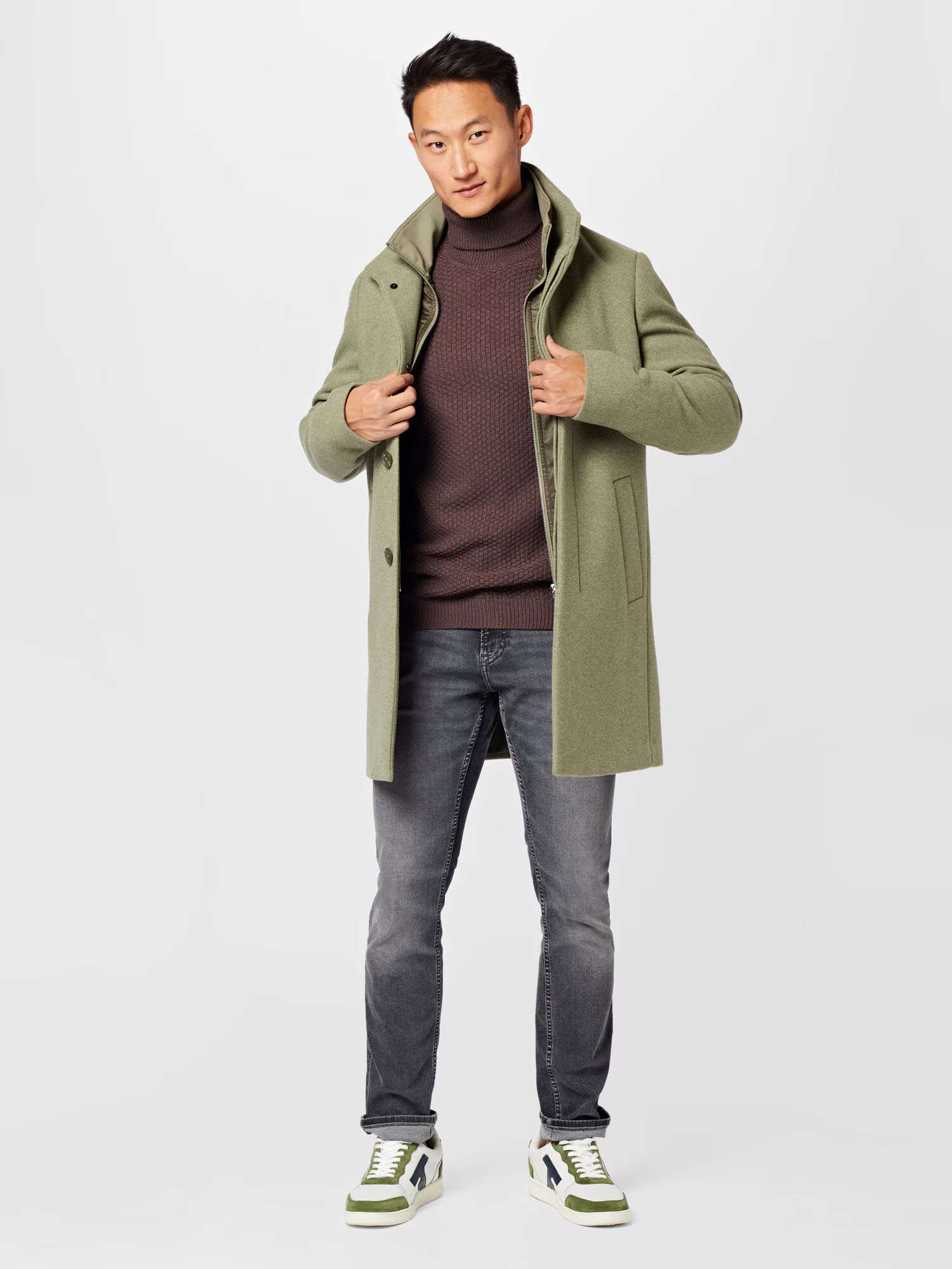 JACK & JONES Pulover 'DAMIAN' maro pueblo - Pled.ro