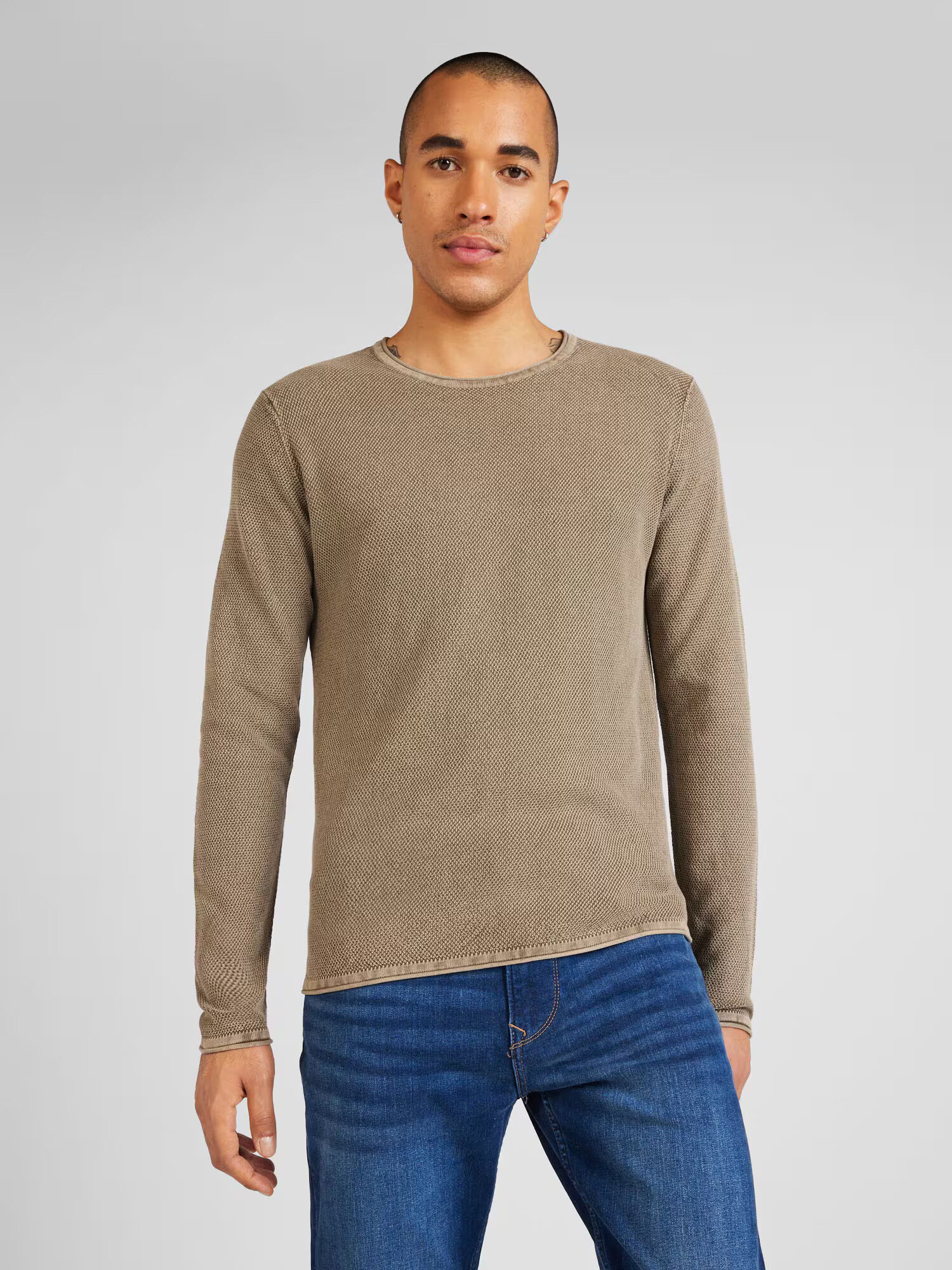 JACK & JONES Pulover 'DEAN' maro deschis - Pled.ro