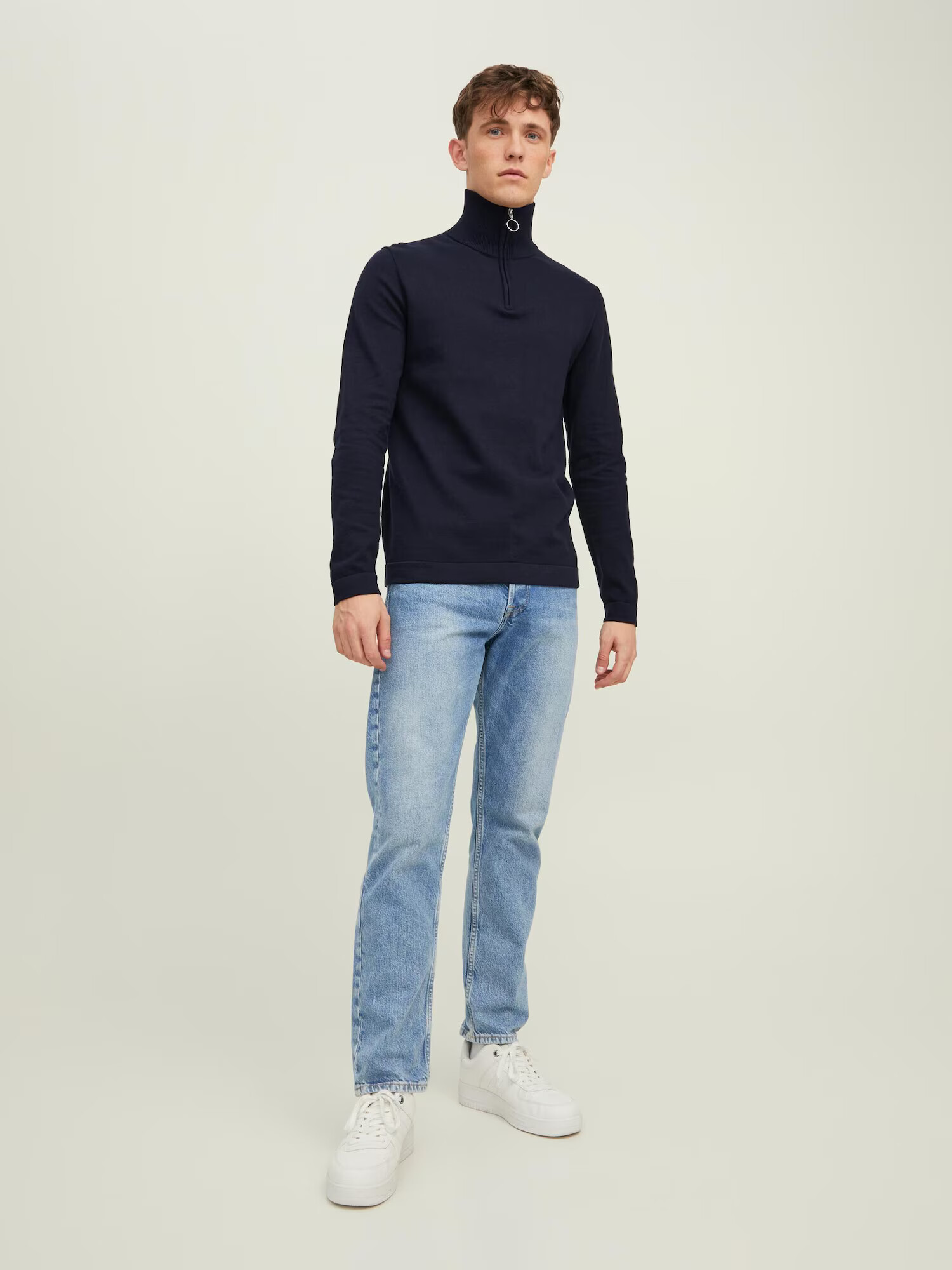 JACK & JONES Pulover 'ELI' bleumarin - Pled.ro