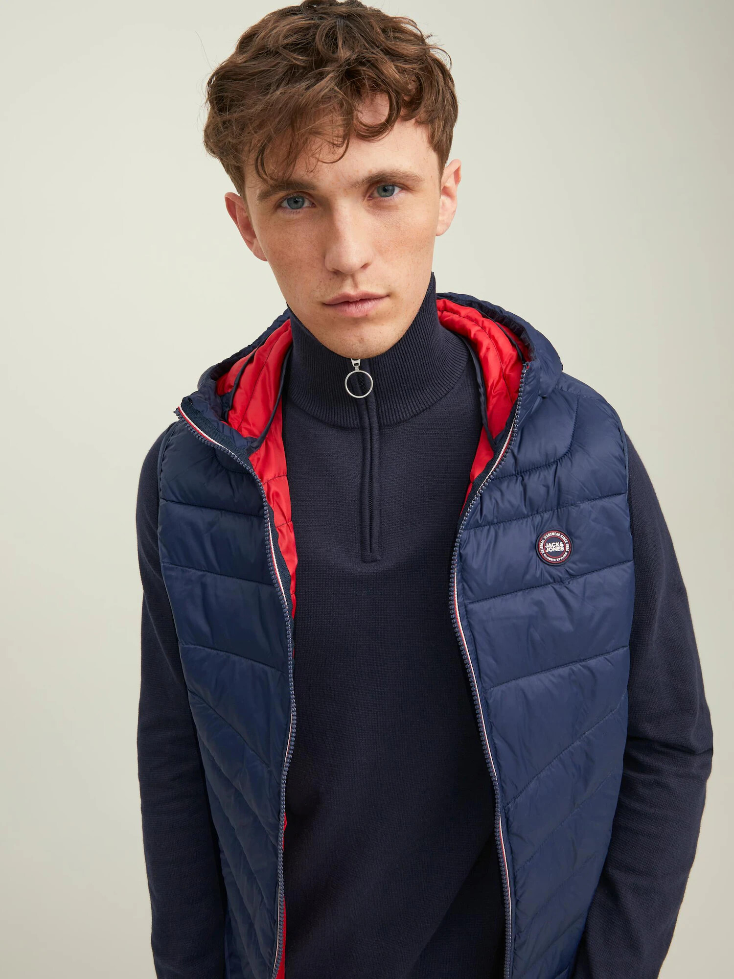 JACK & JONES Pulover 'ELI' bleumarin - Pled.ro