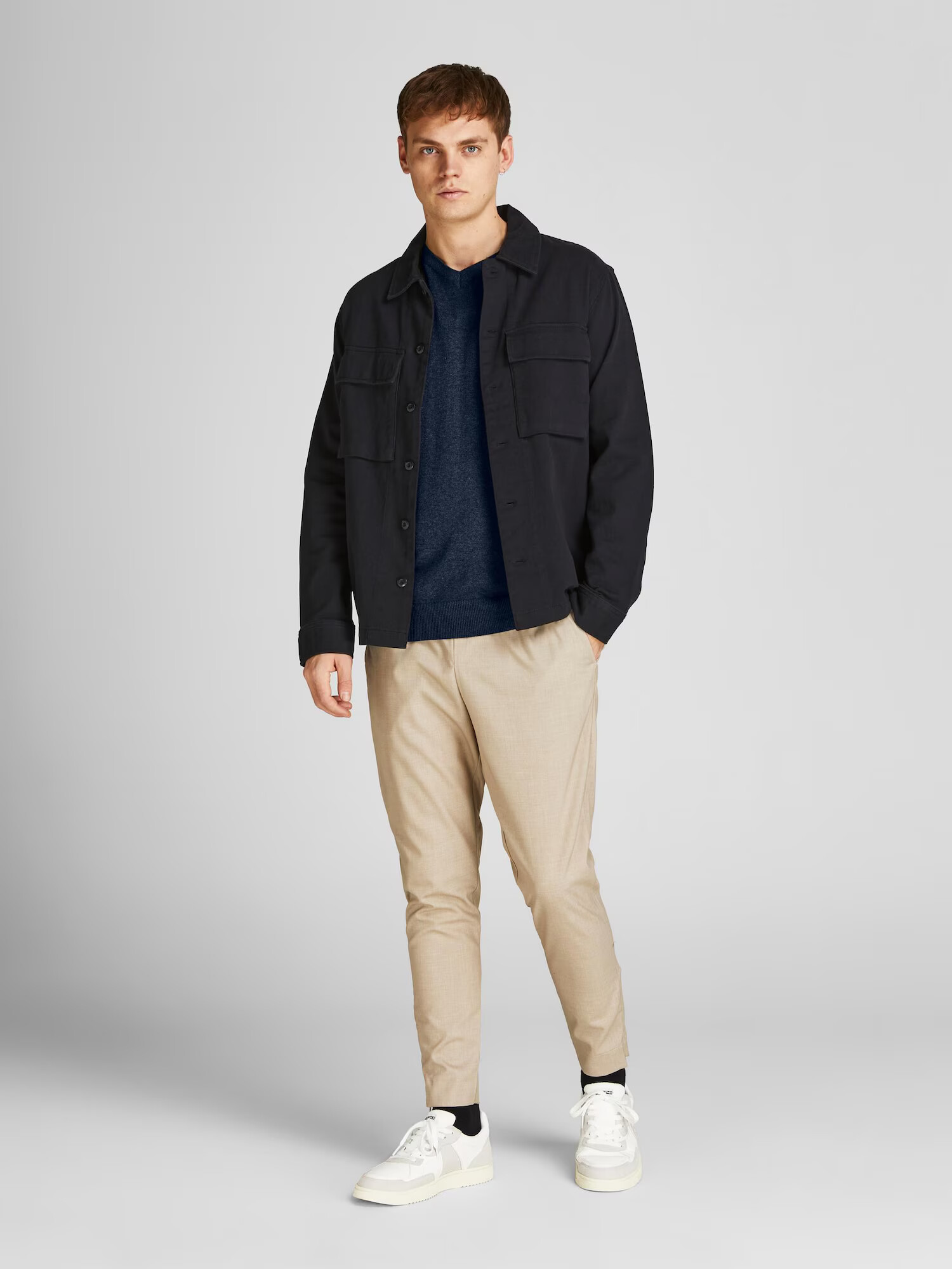 JACK & JONES Pulover 'Emil' bleumarin - Pled.ro