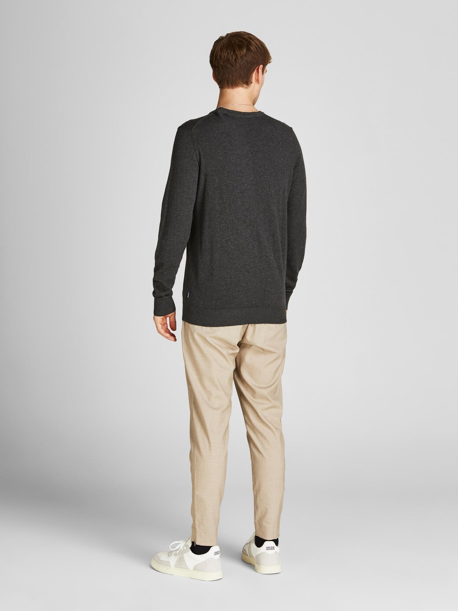 JACK & JONES Pulover 'Emil' gri - Pled.ro