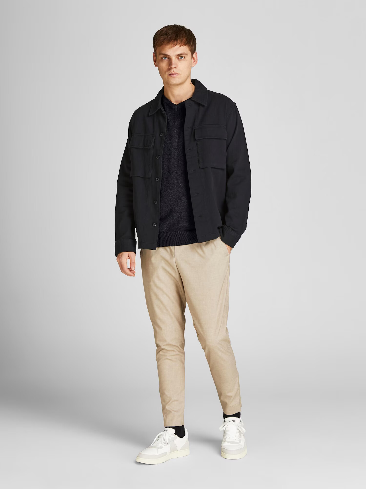 JACK & JONES Pulover 'Emil' negru - Pled.ro