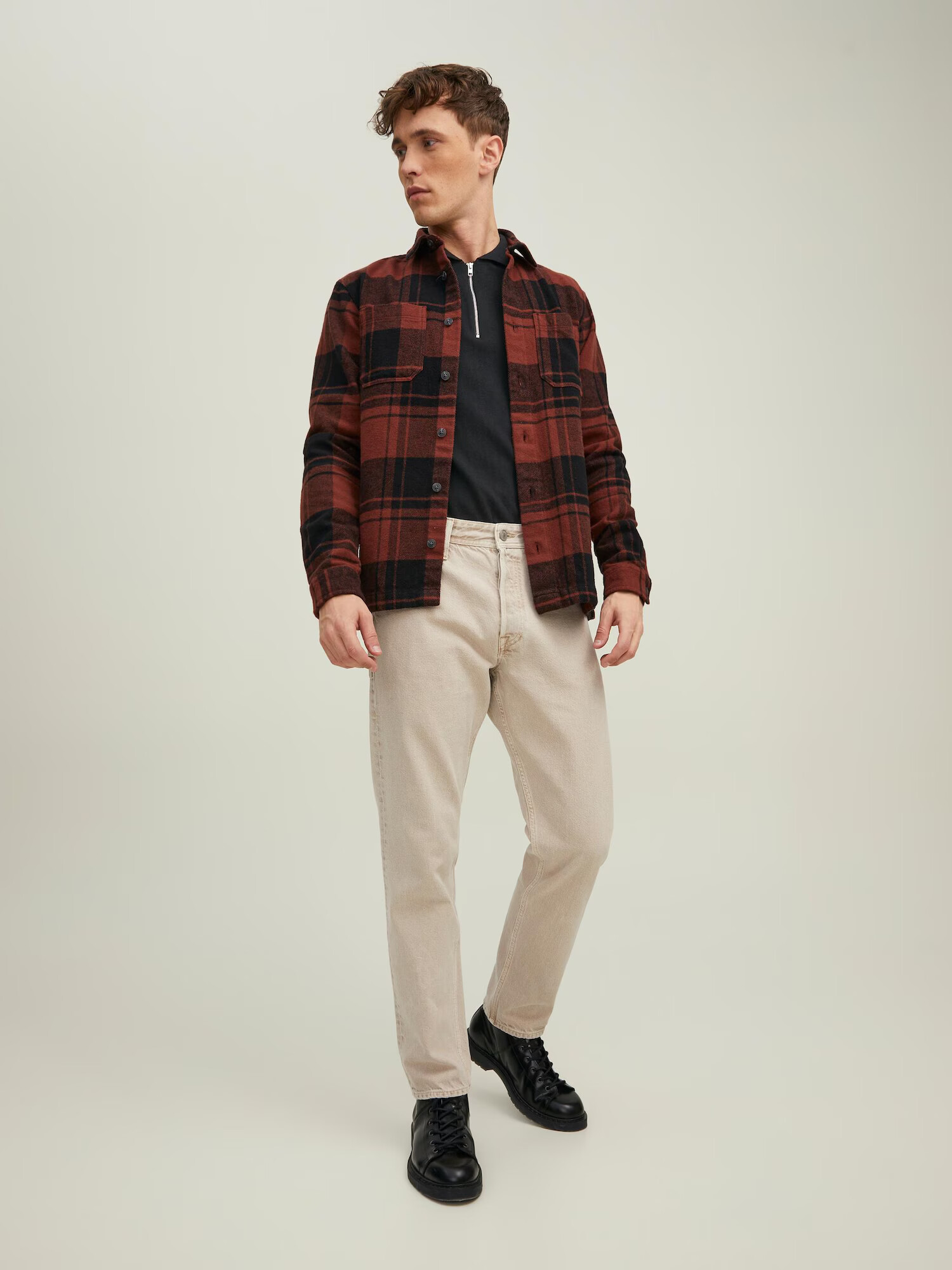 JACK & JONES Pulover 'EMIL' negru - Pled.ro